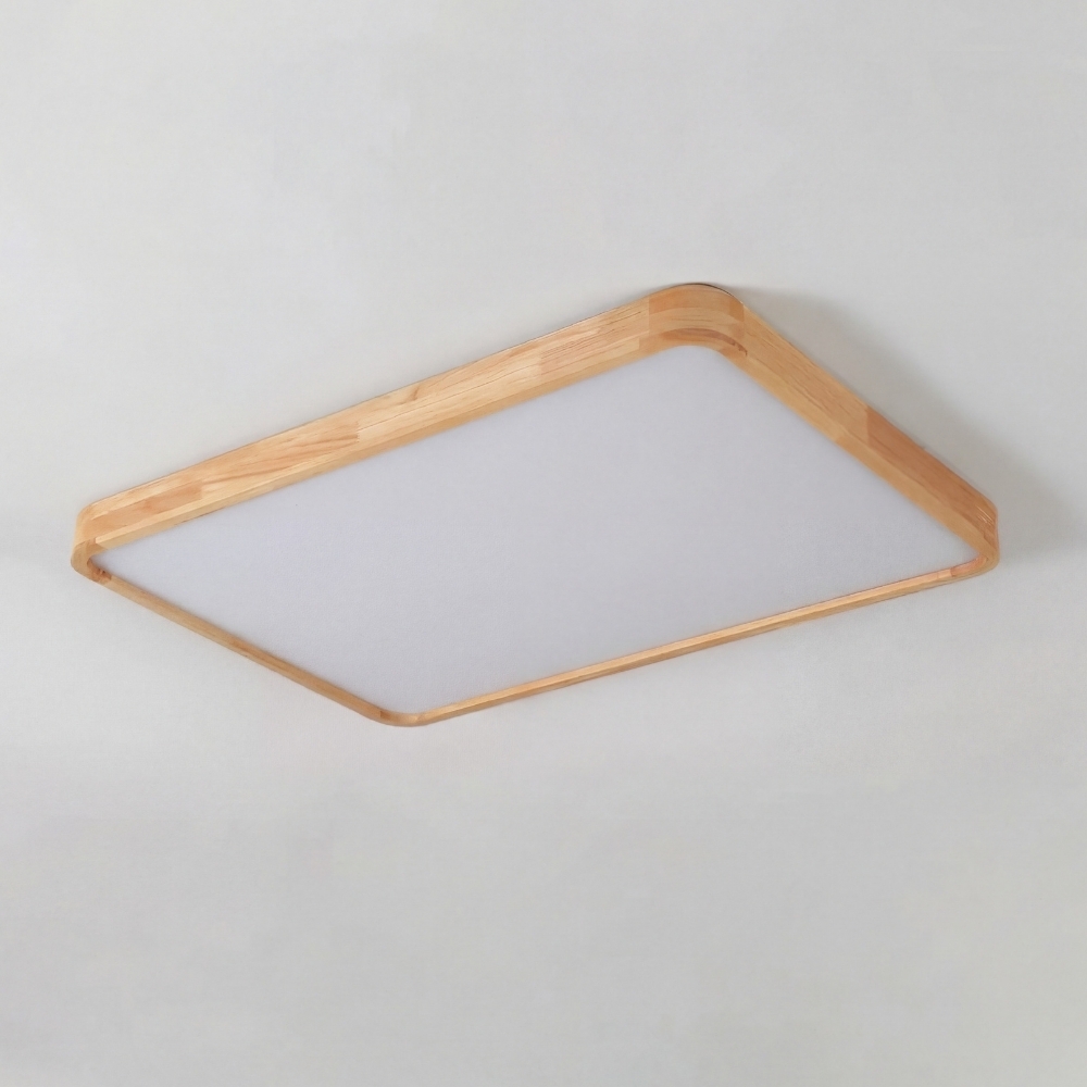 LignoForma Geometric Shape Ceiling Light - Contemporary Wood LED Ceiling for Bedroom and Lounge K2267