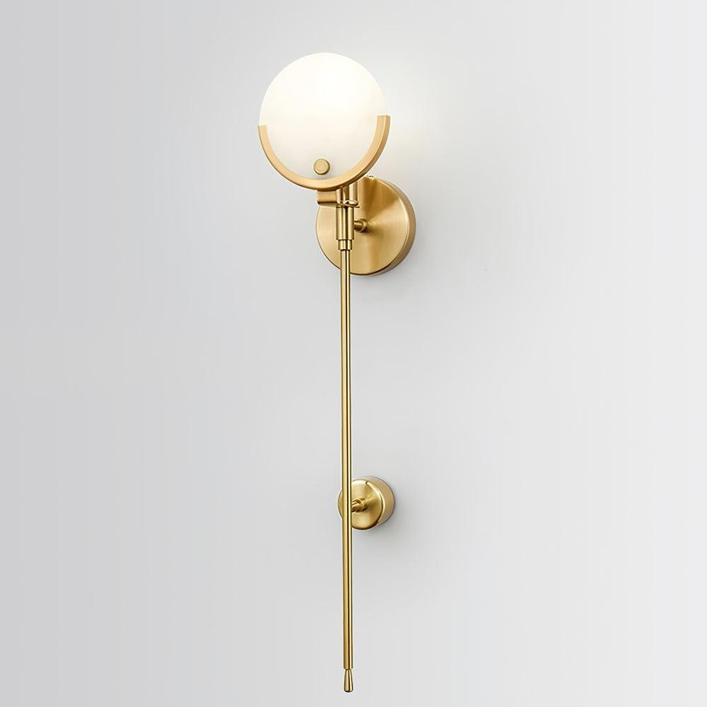 Metal Brass Spherical Bedroom Wall Lamp K247