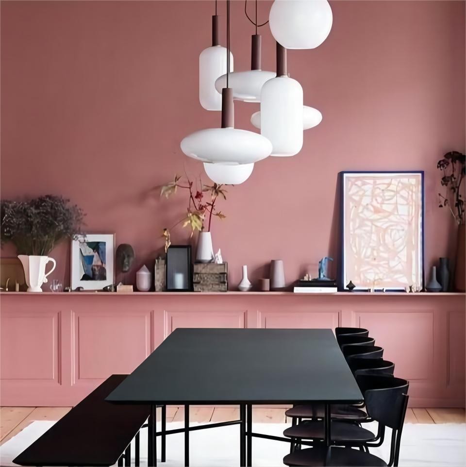 Brass Pendant & Opal Shade