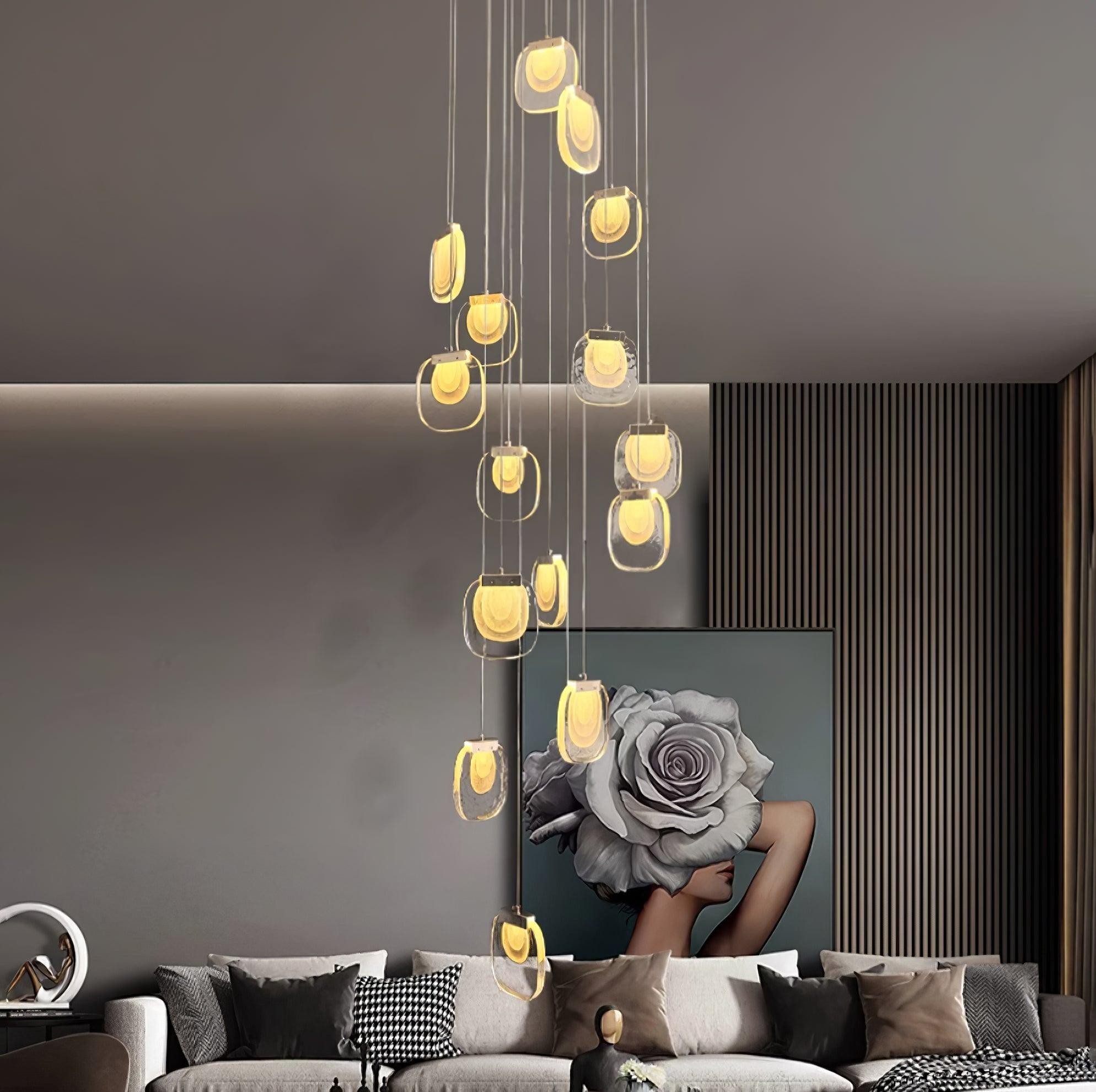 Glass Ripples Pendant Lamp K408