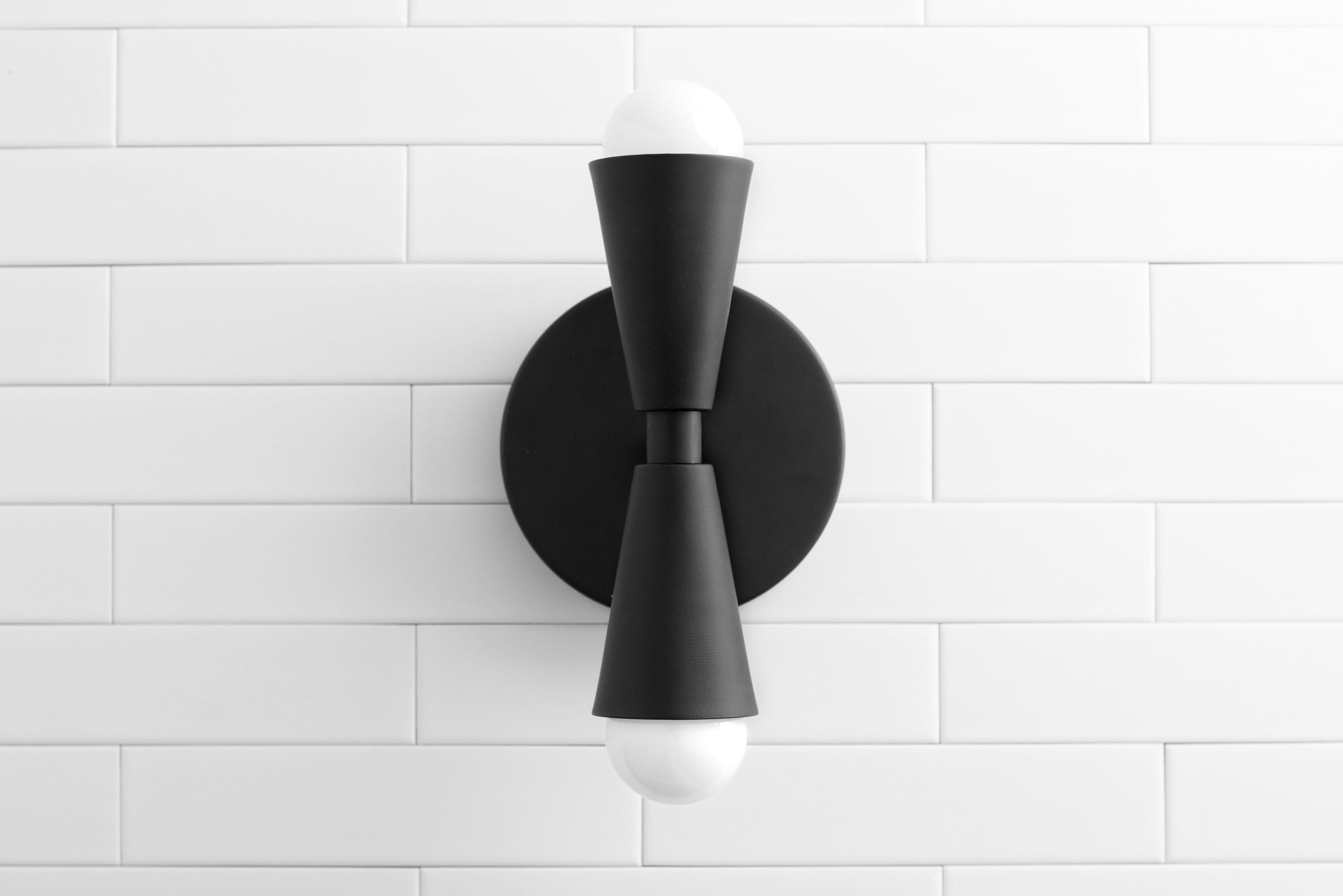 Pyralis Modern Style Metal Cone Wall Sconce - Stylish Lighting for Vanity K1479
