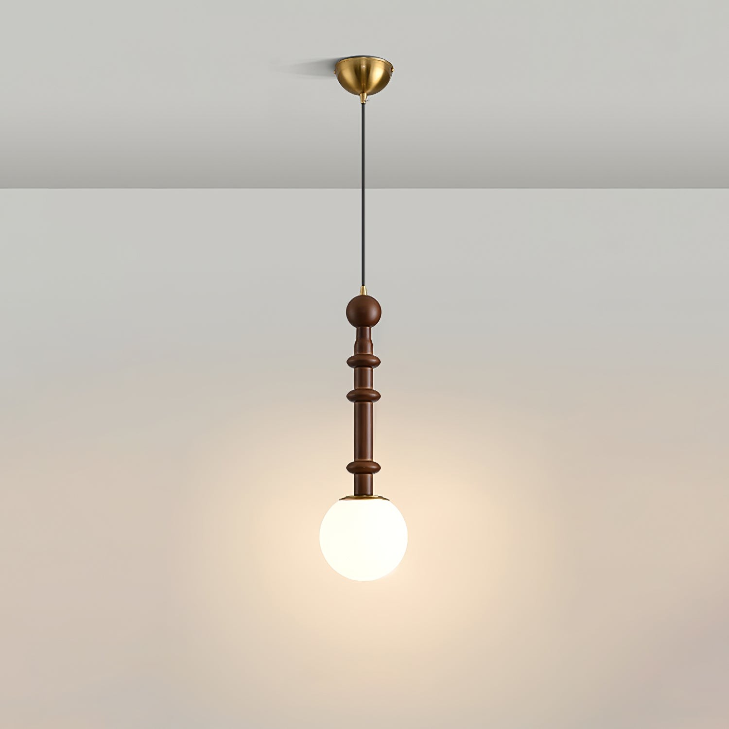 Retro Solid Wood Series Pendant Lamp K637