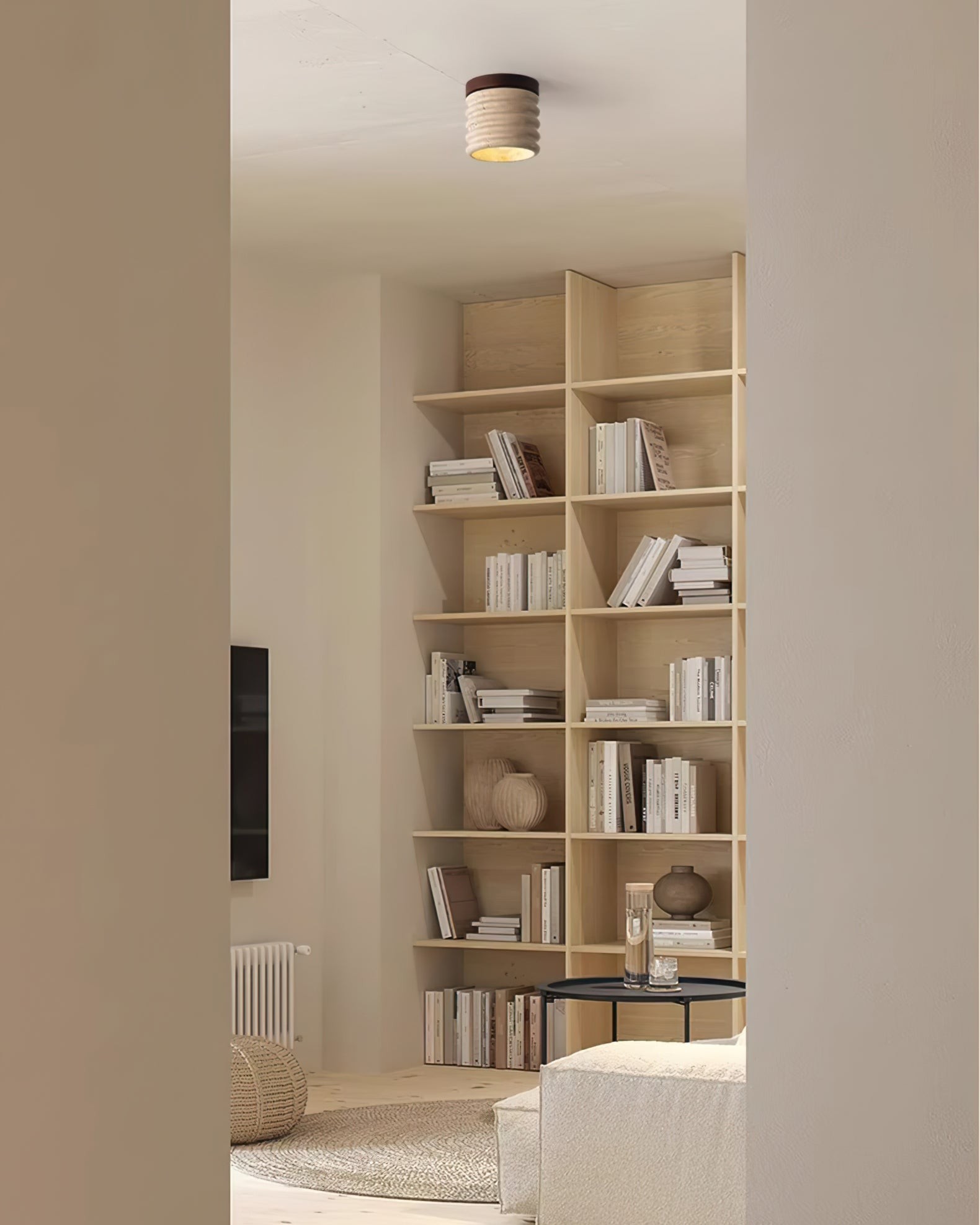 Vaarnii Travertine Ceiling Lamp K1092