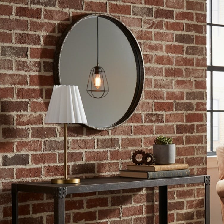 Ruffmeto Transitional Slim Table Lamp - Sculptural Shade Lighting for Living Room or Bedroom K1617