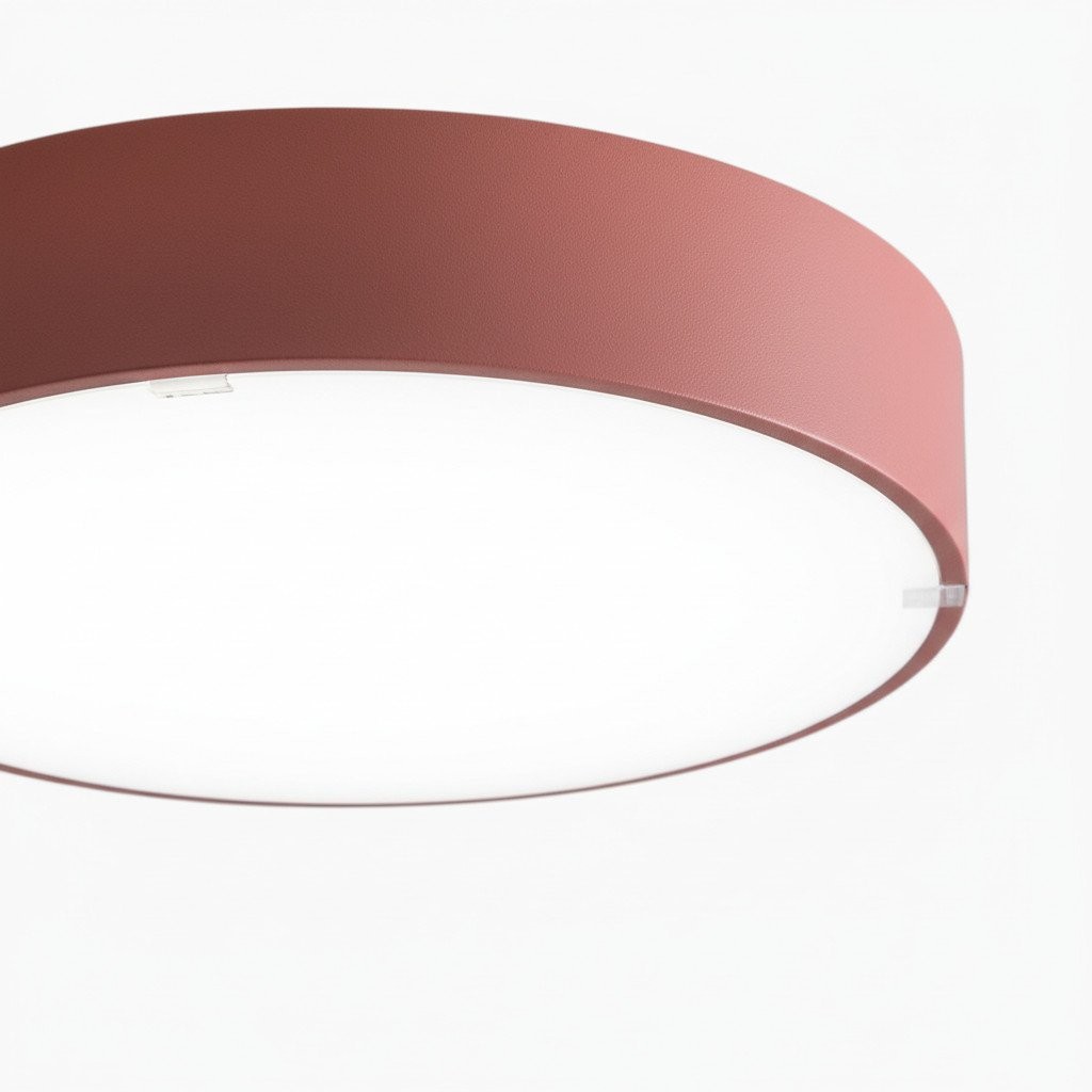 Rondi Minimalist Round LED Ceiling Light - Circular Iron Design for Living Room and Bedroom K2135