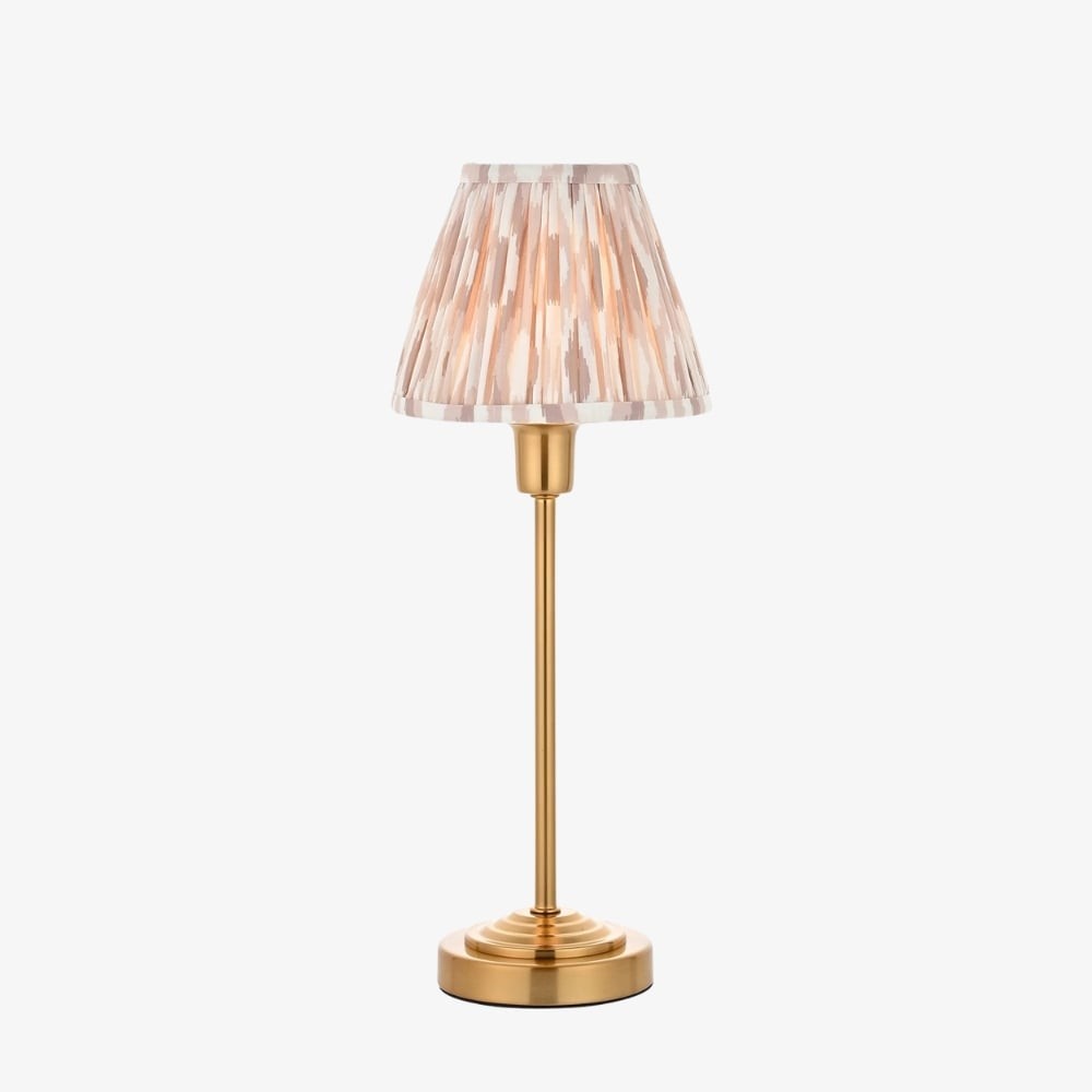 Bronzuno Patterned Fabric Table Lamp - Modern-Bohemian Bedside Light K1925