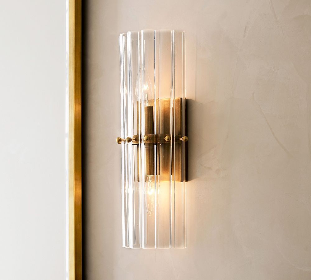 Lumora Elegant Crystal Wall Sconce - Modern Luxury Style Lamp for Hallway and Bedroom K1357