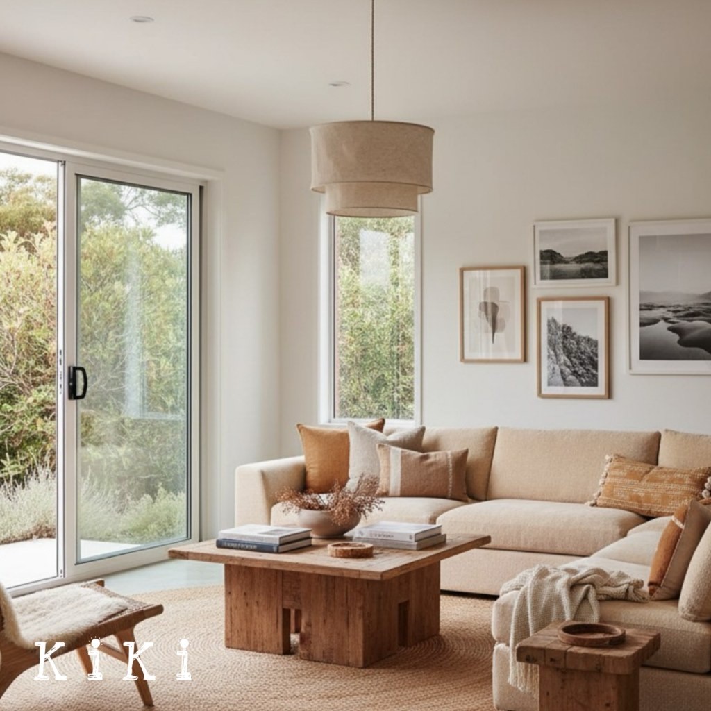 Aeroloom Crumpled Fabric Pendant Lamp - Minimalist Style Lighting for Bedroom and Living K2102
