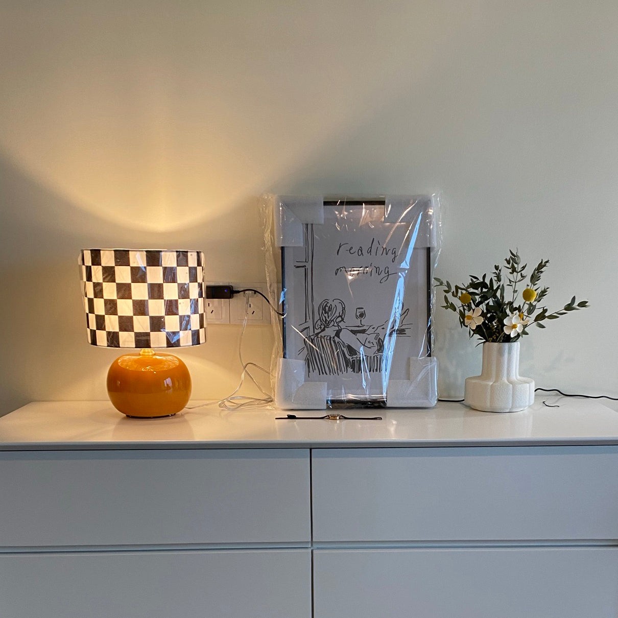 Checkerboard Table Lamp K992