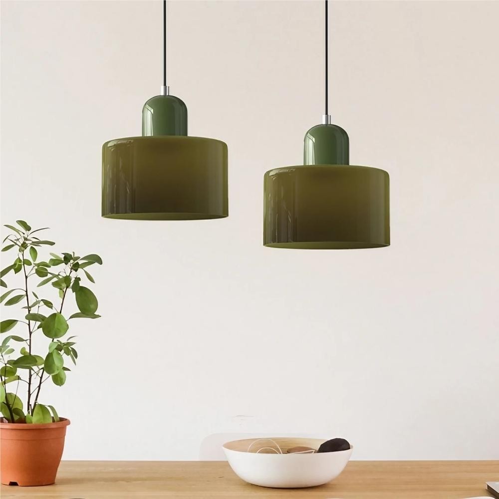Morandi Cylinder Glass Pendant Light K30