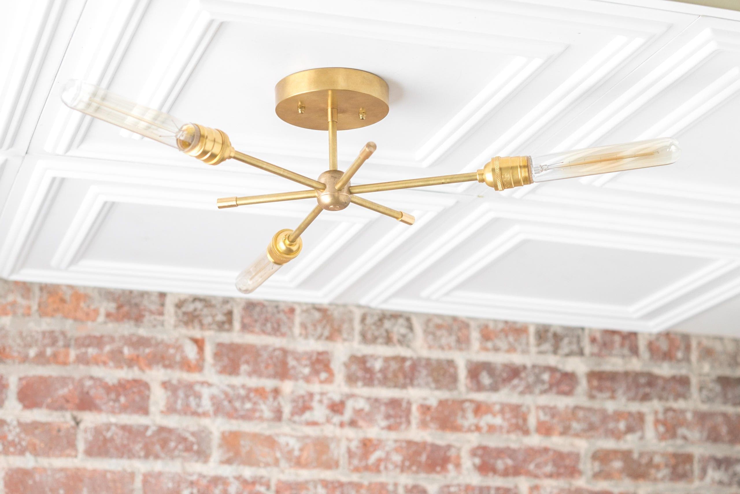 Mobilux Line Industrial Chandelier - Modern Ceiling Light Fixture for Home K1439