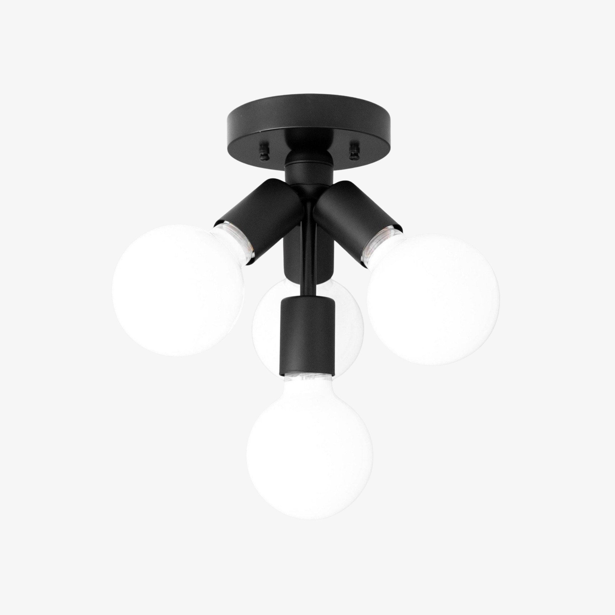 Glorica Glass Flush Mount Light - Globe Ceiling Fixture Modern K1505