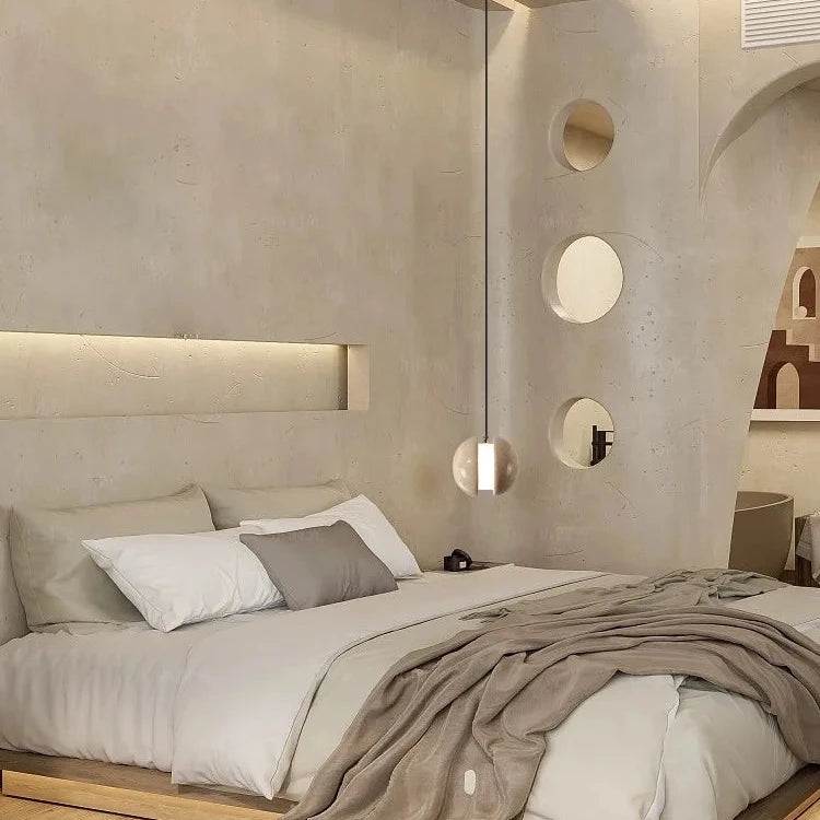 Travertine Lunar Pendant Lamp D918