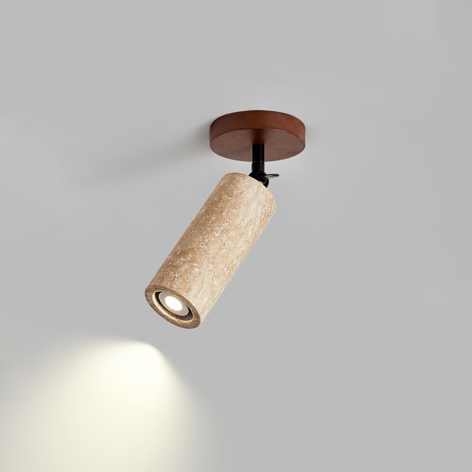 Wabi-Sabi Travertine Adjustable Wall Lamp K745