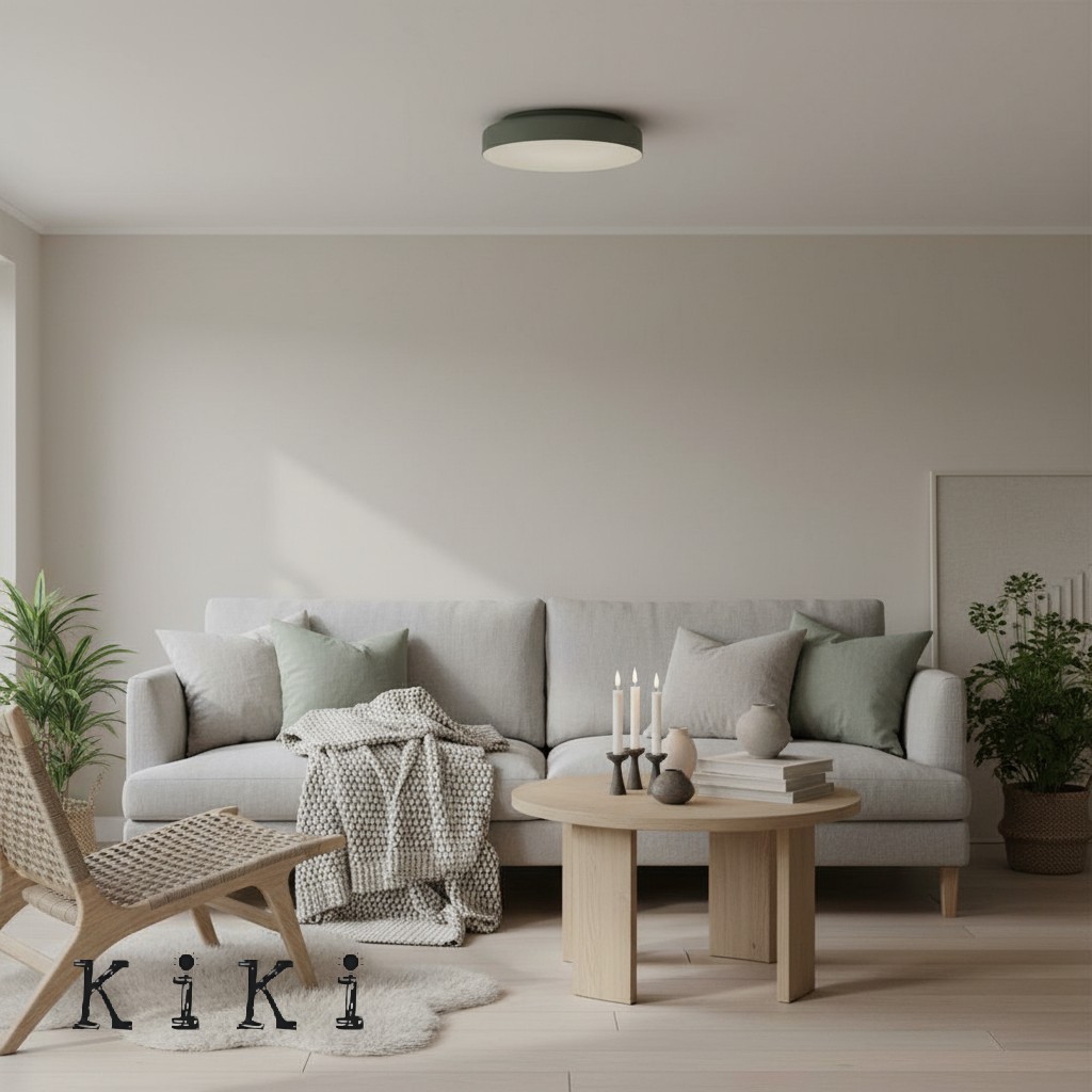 Minimalist Round LED Ceiling Lamp – Contemporary Bobber Design For Home Decor K945