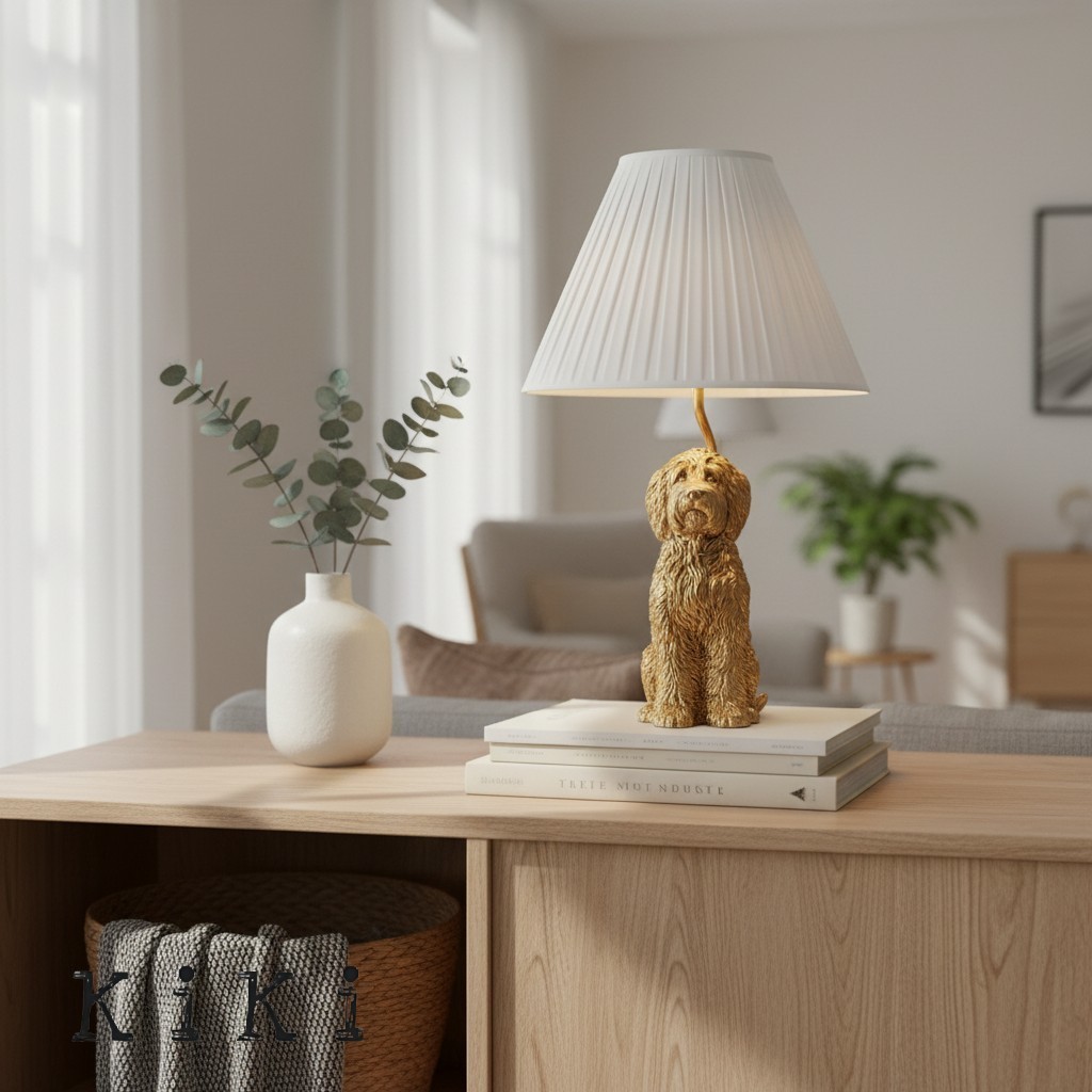 Pawdia Animal Decorative Table Lamp - Figurine Stylish Lamp for Kids Room or Bedroom K1248