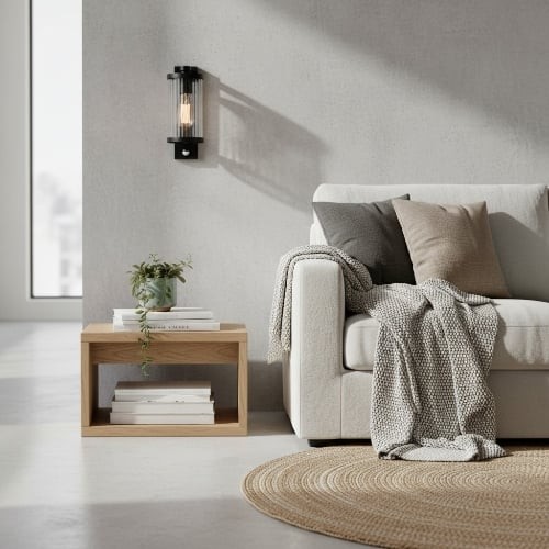 Karbonis Modern Outdoor Wall Sconce - Motion Sensor Security Light K1978
