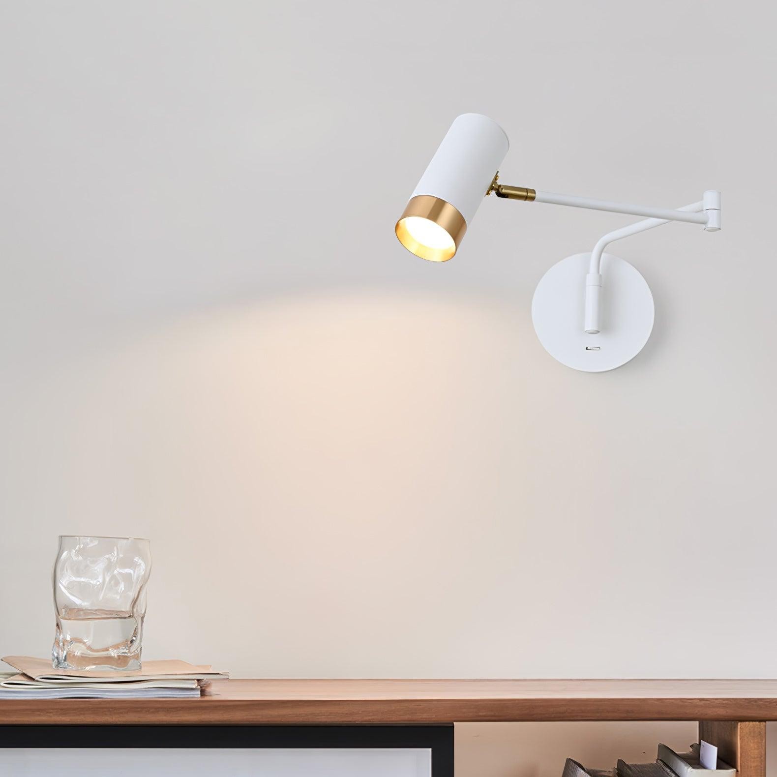 Modern Industrial Telescopic Revolving Adjustable Swing Arm Wall Lamp K627