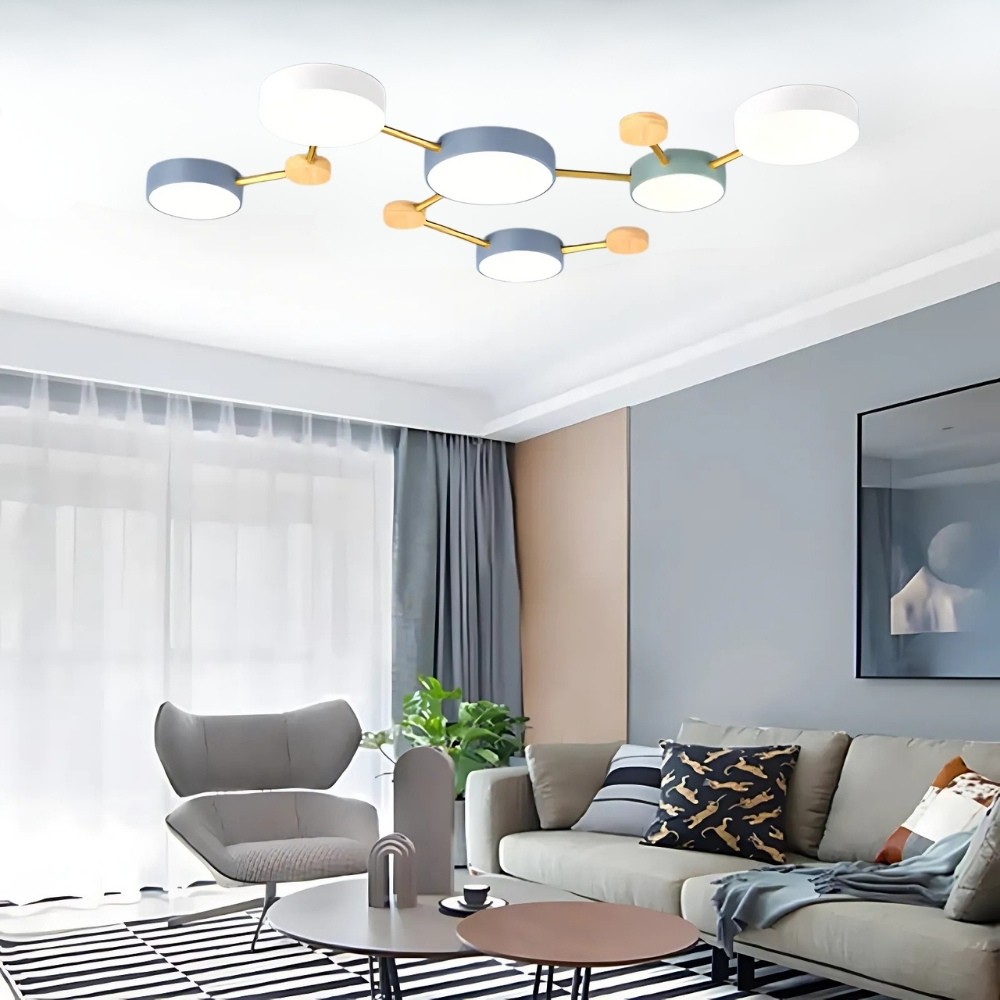 Modern Branch Circular Led Ceiling Lamp K933