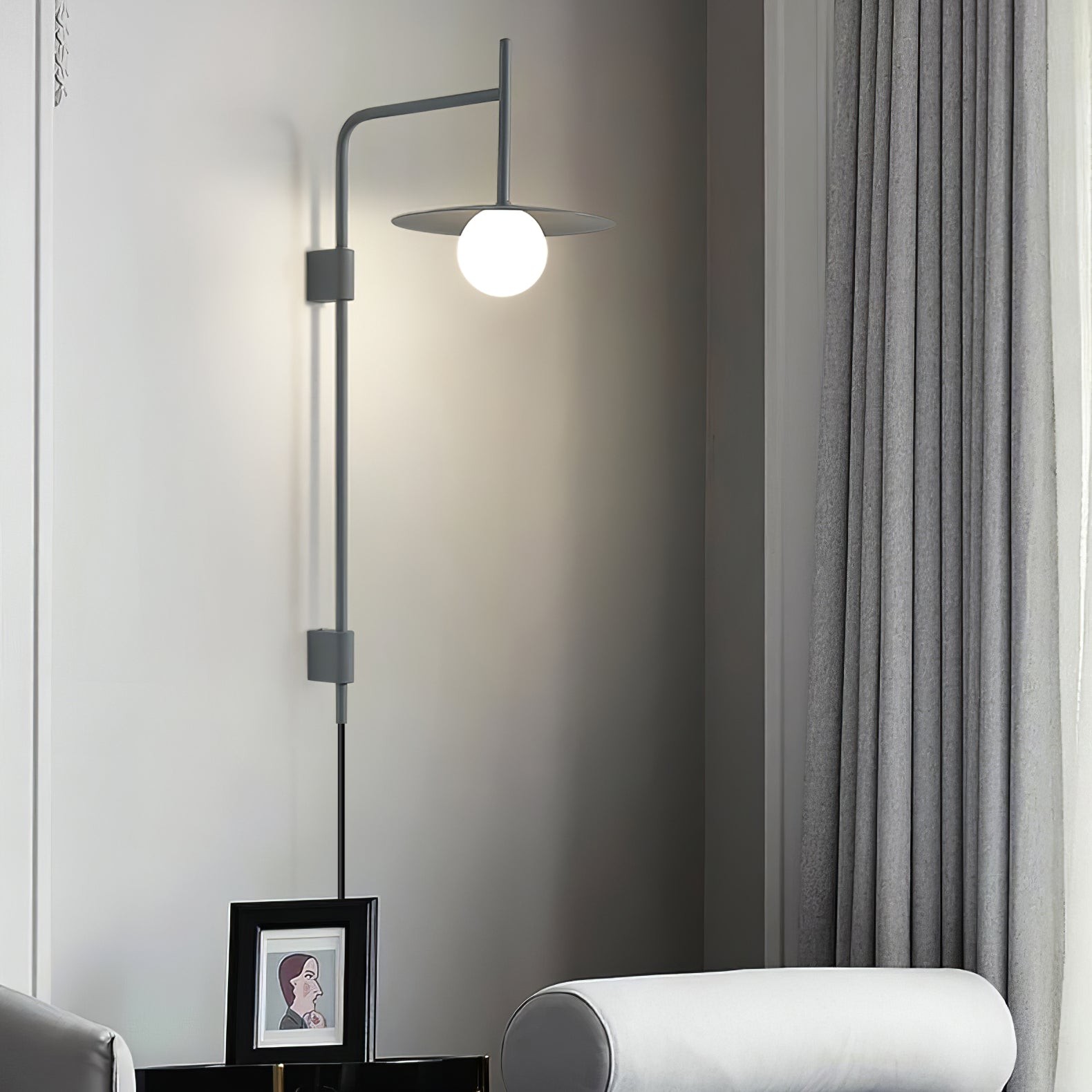 Nordic Swing Arm Wall Lamp for Living Room K839