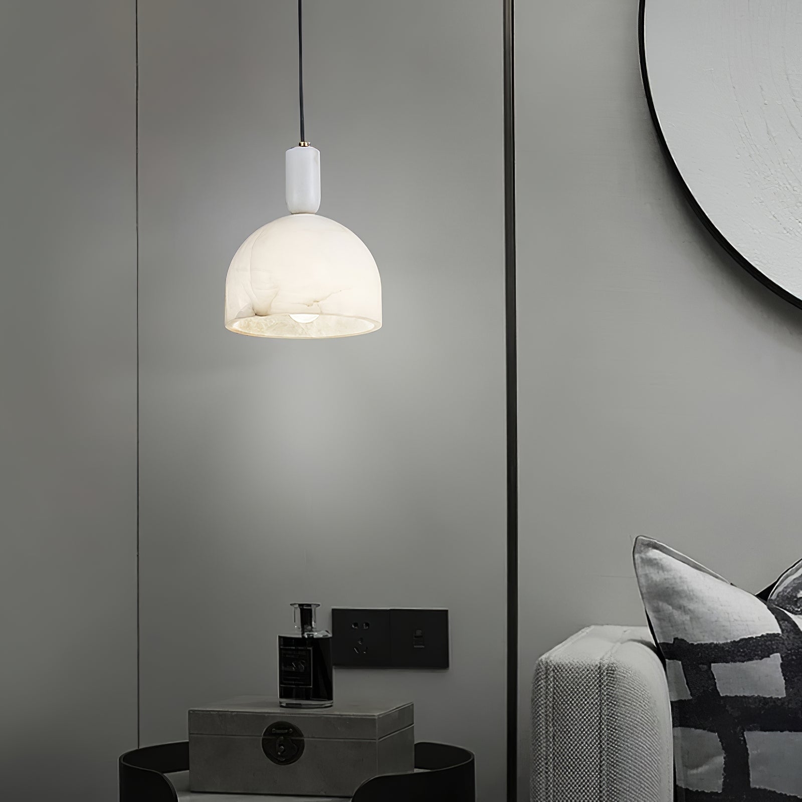 Blair Alabaster Pendant Light D355