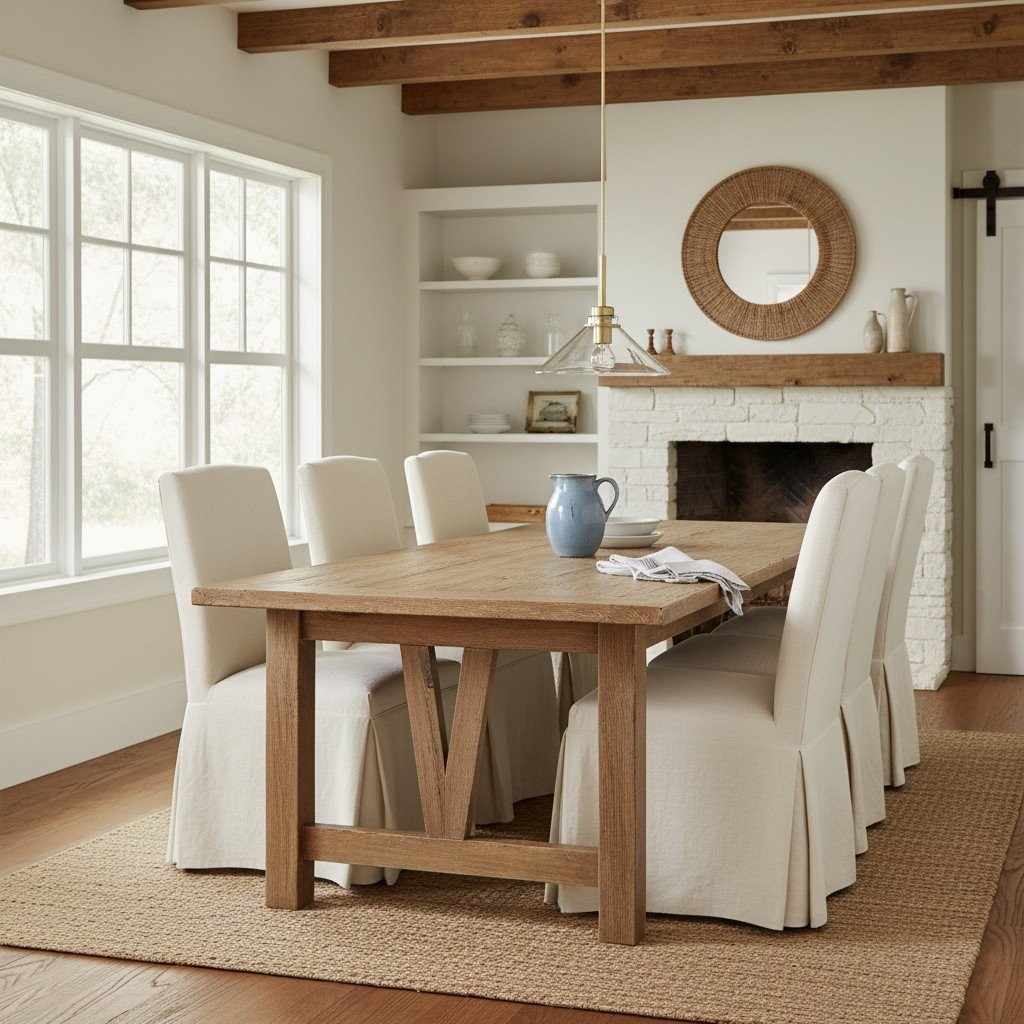 Aurenza Round Pendant Light – Timeless Farmhouse Style for Any Interior K1139