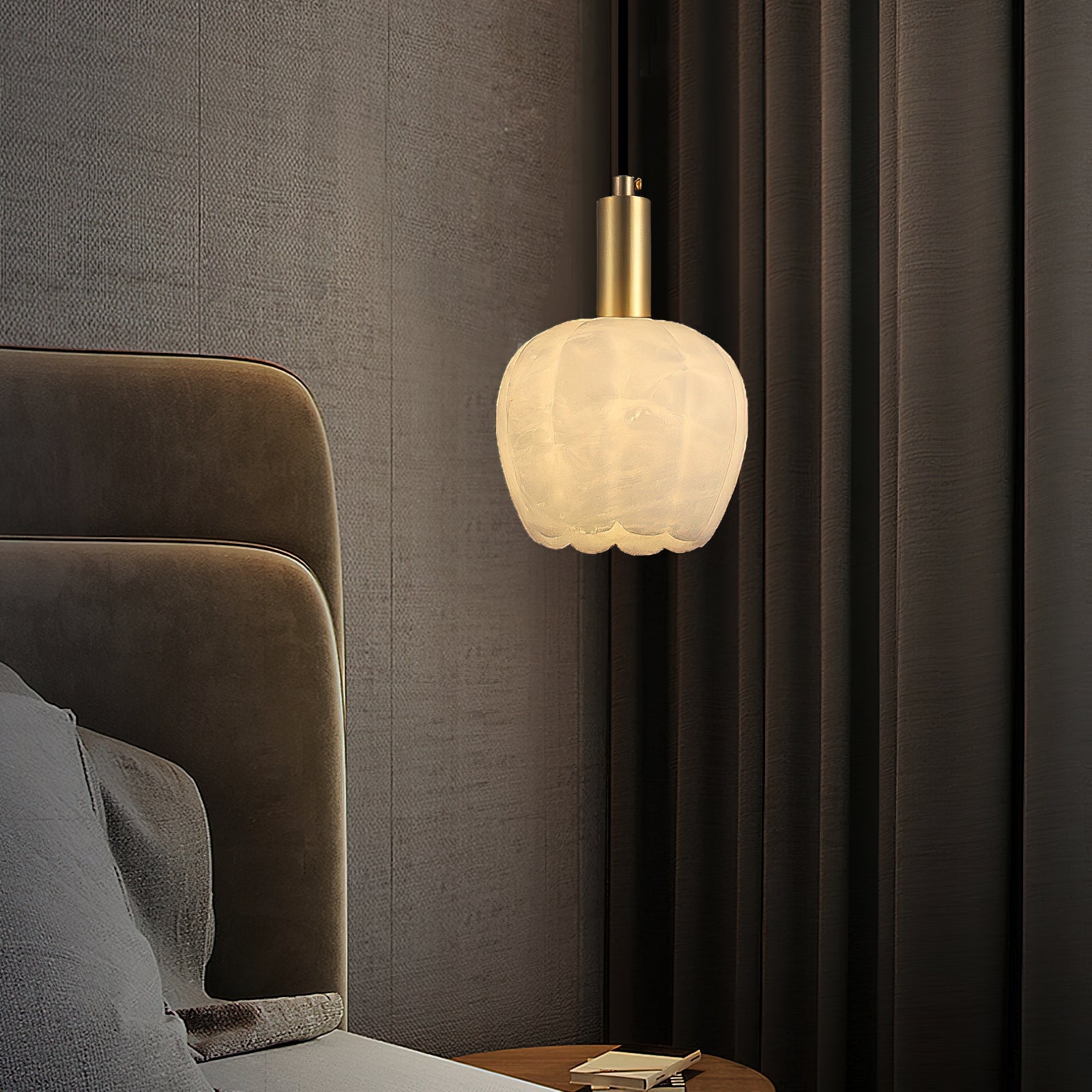 Lilin Alabaster Pendant Light D424