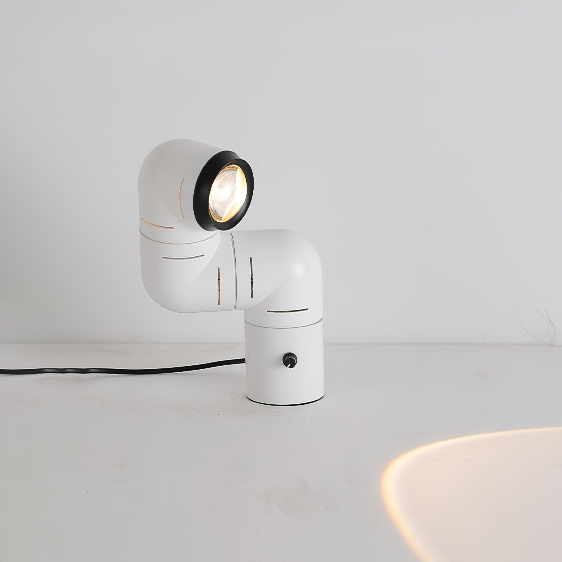Red Tubular Table Lamp Suitable For Bedroom K686