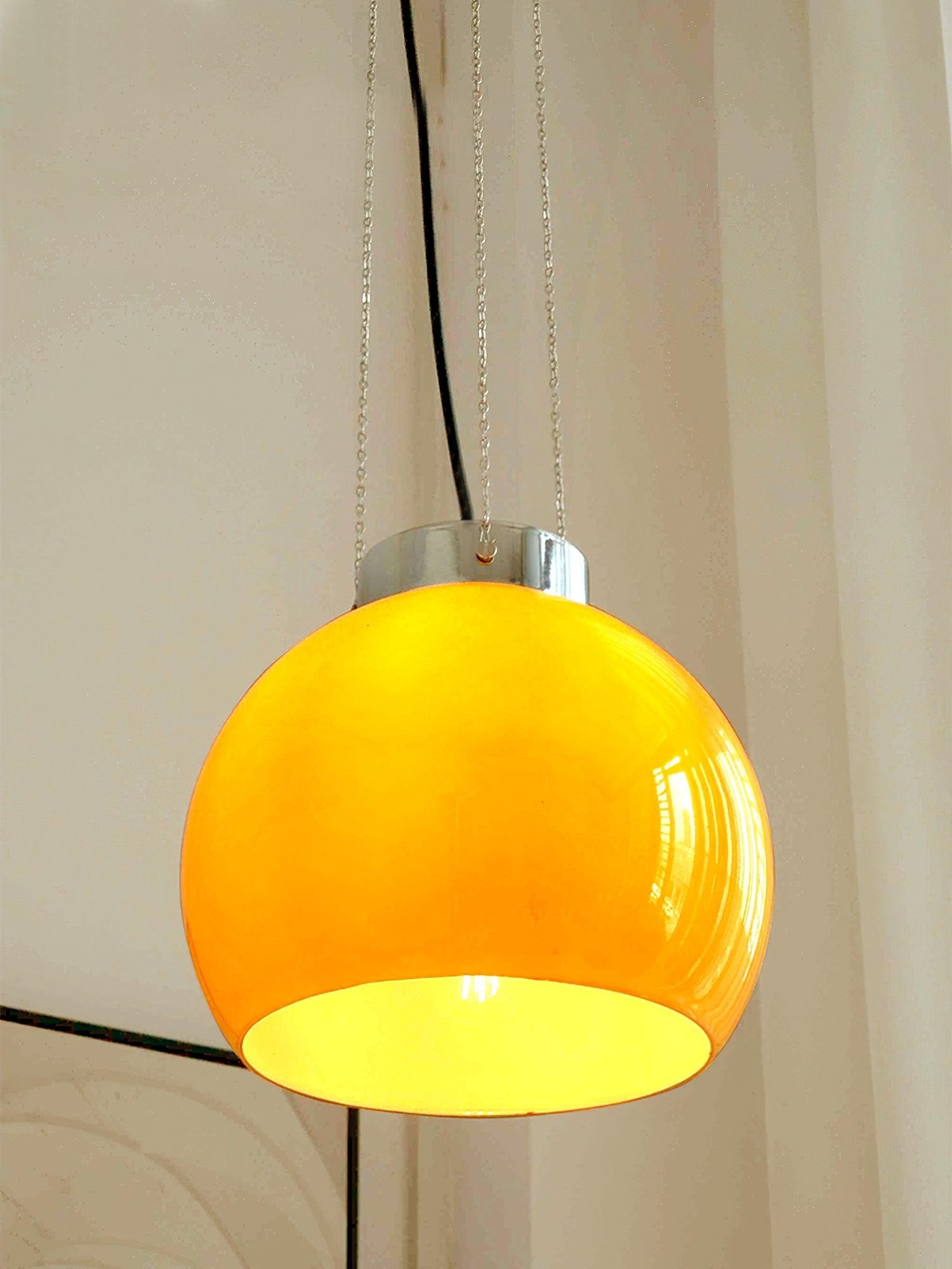 Vintage Bauhaus Creative Hemispherical Pendant Light K458