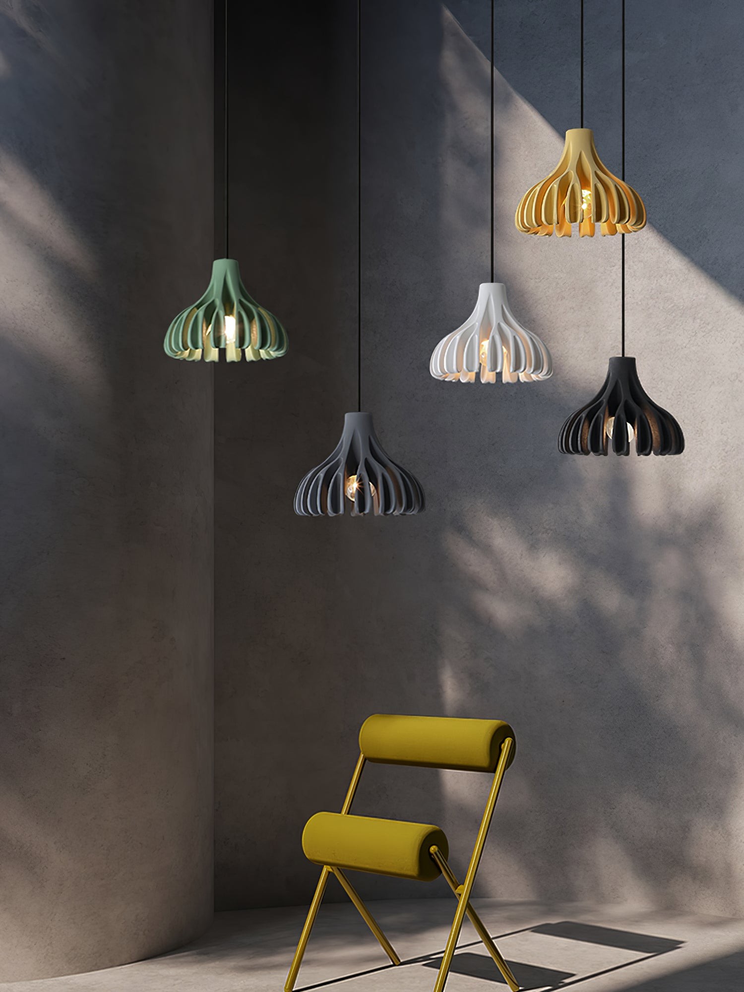 Coral Resin Pendant Lamp K1003
