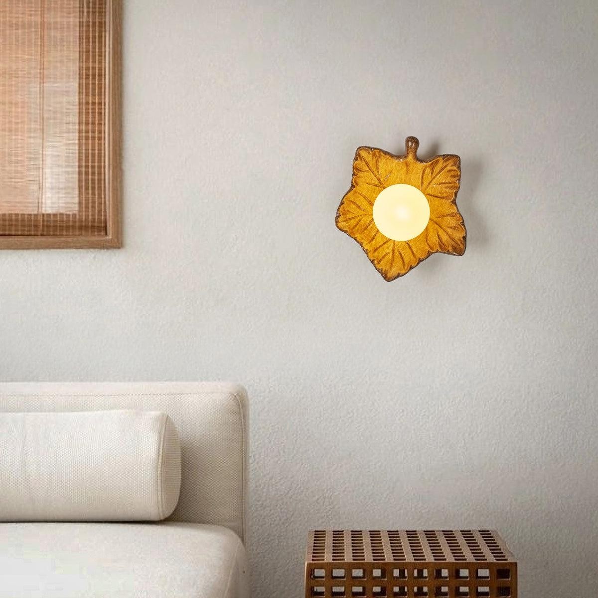 Maple Leaf Wall Light K484