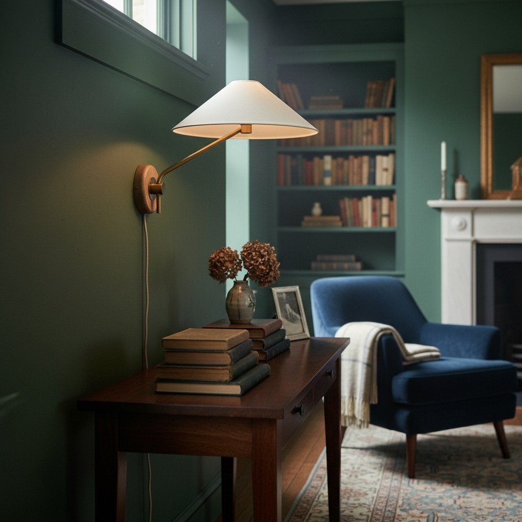 lvoryne Tapered Shade Wall Light - Timeless Lighting for Hallway and Lounges K2093