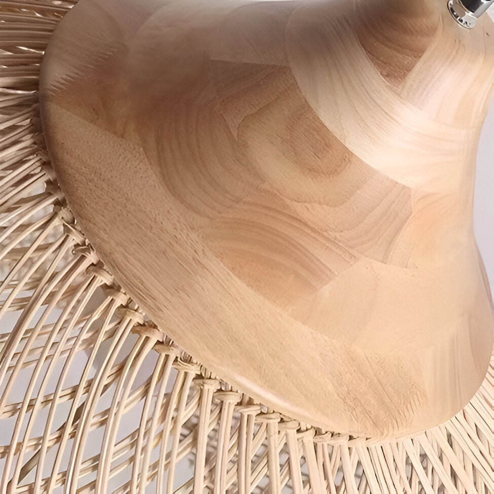 Retro Bohemian Rattan Pendant Light D836