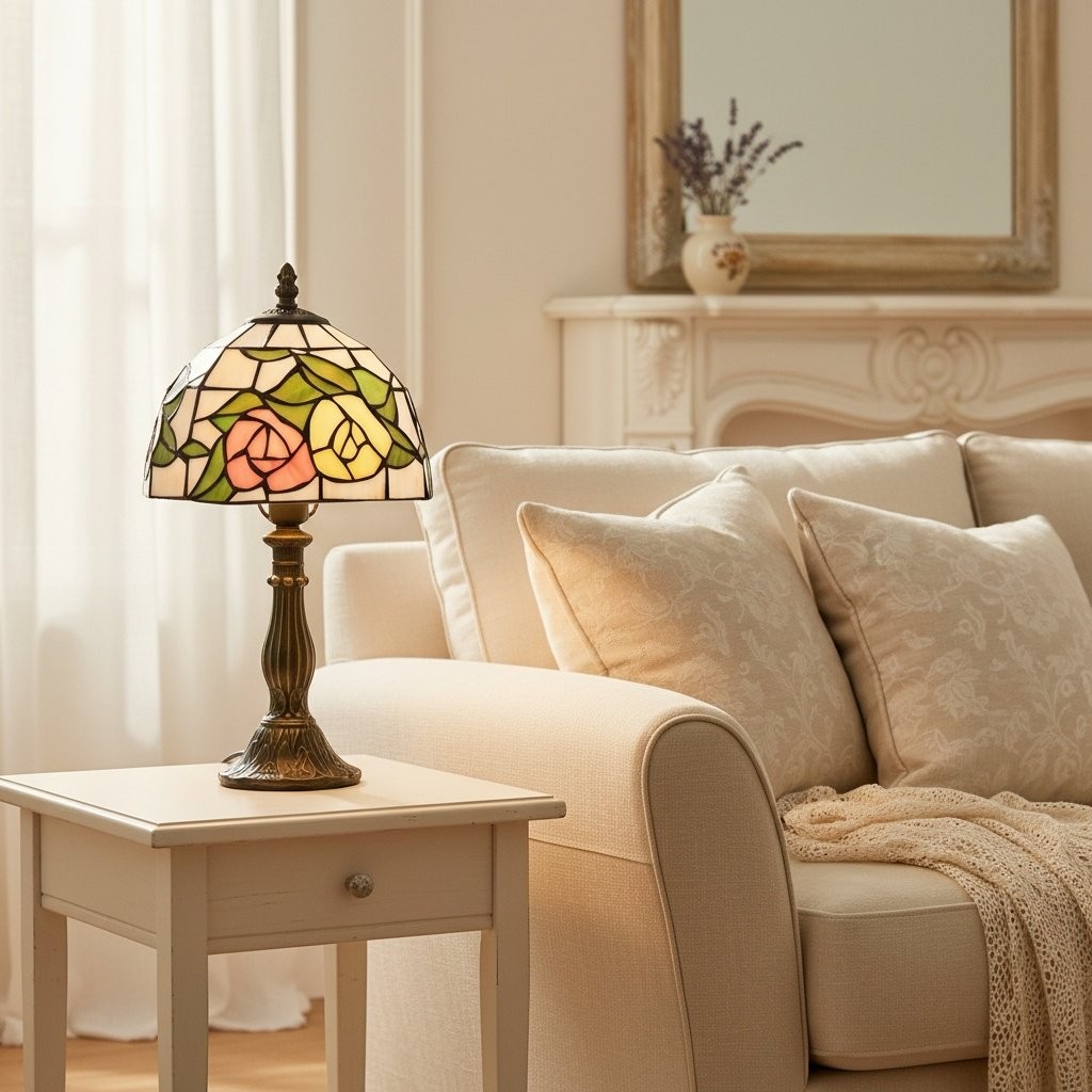 TF Harken Decorative Jewel Table Lamp - Stunning Glass Design Table Lamp K1914
