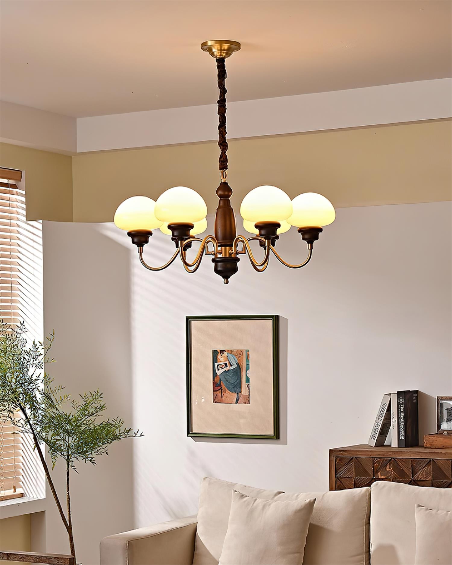 American Retro Mushroom Chandelier K543