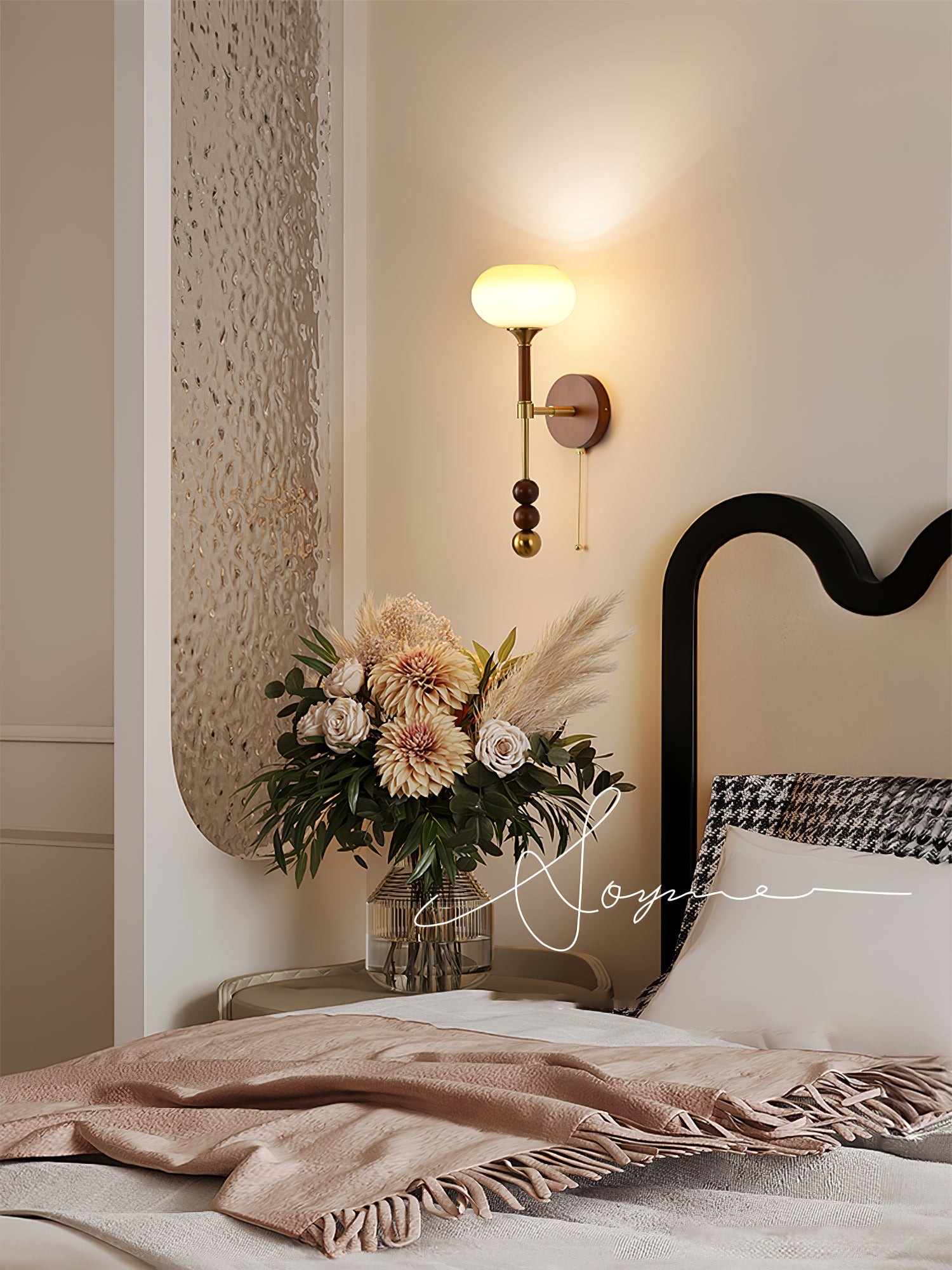 Retro Solid Wood Series Wall Lamp K638