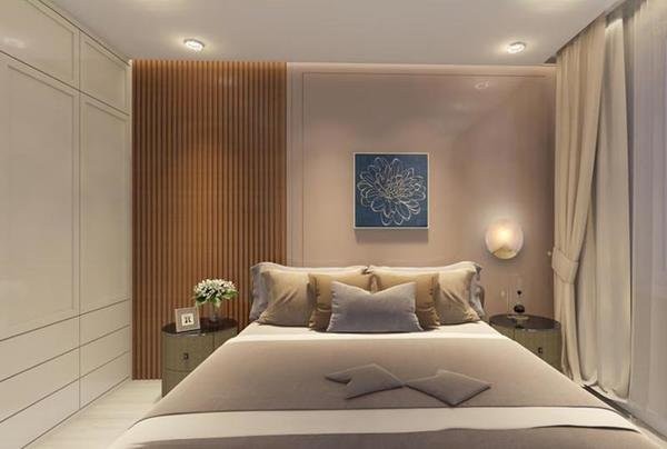 Pure Copper and Marble Wall Lamp