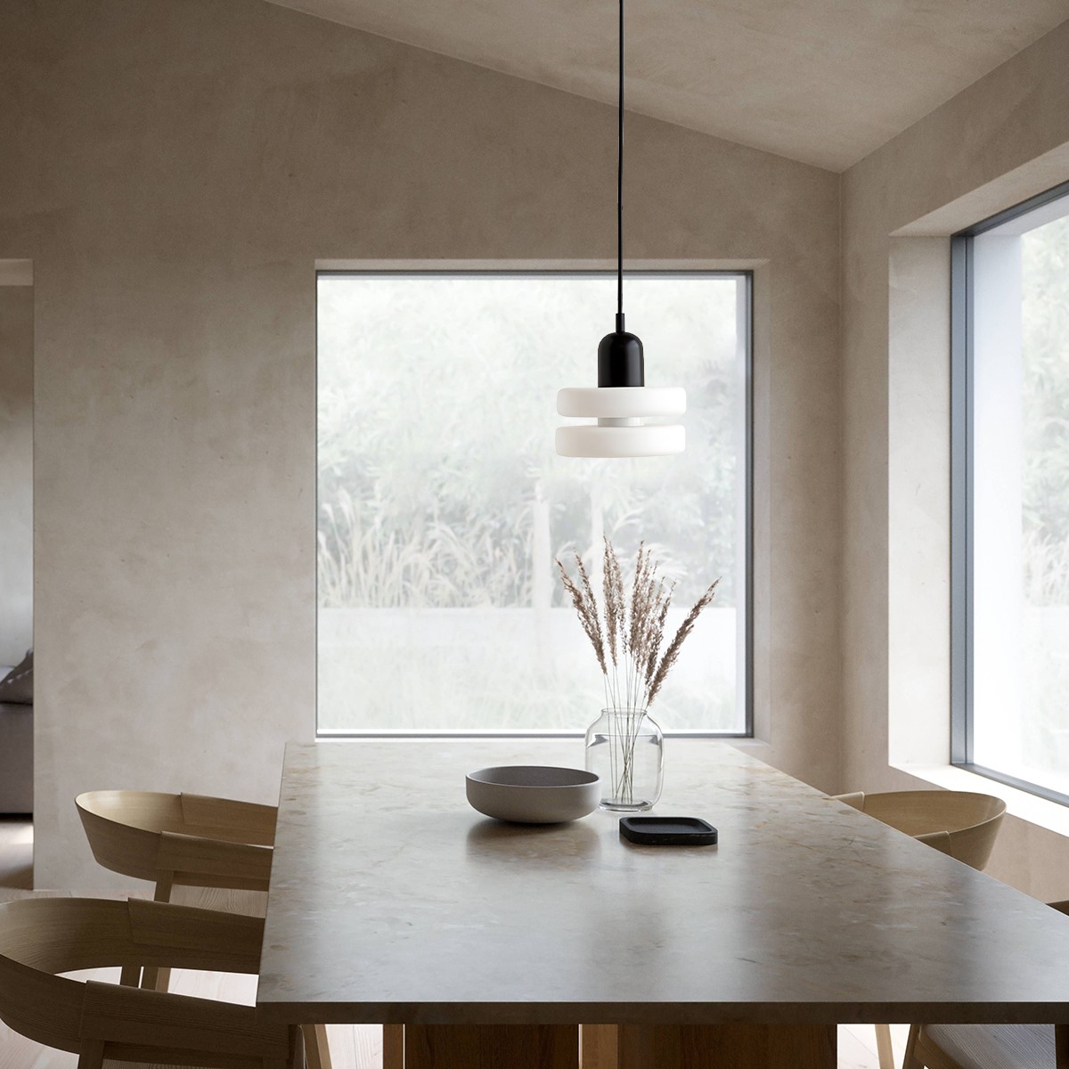 Double Puck Pendant Lamp