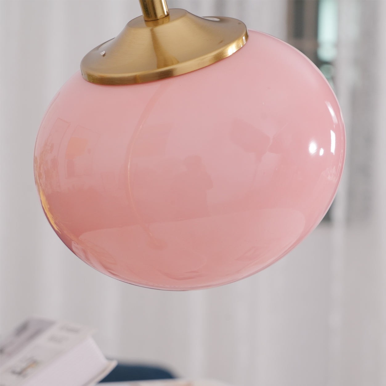Nordic Mushroom Glass Bedside Table Lamp K629