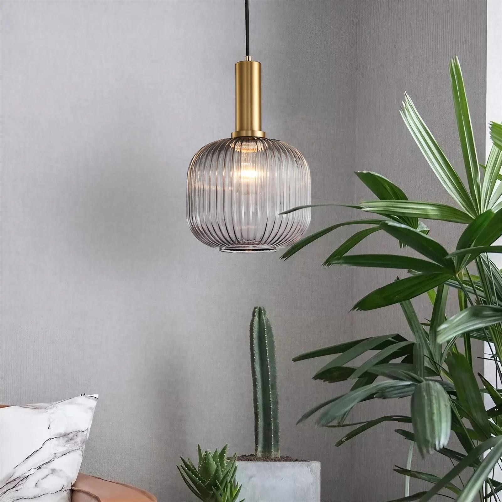 Vintage Design Stained Glass Pendant Light K67