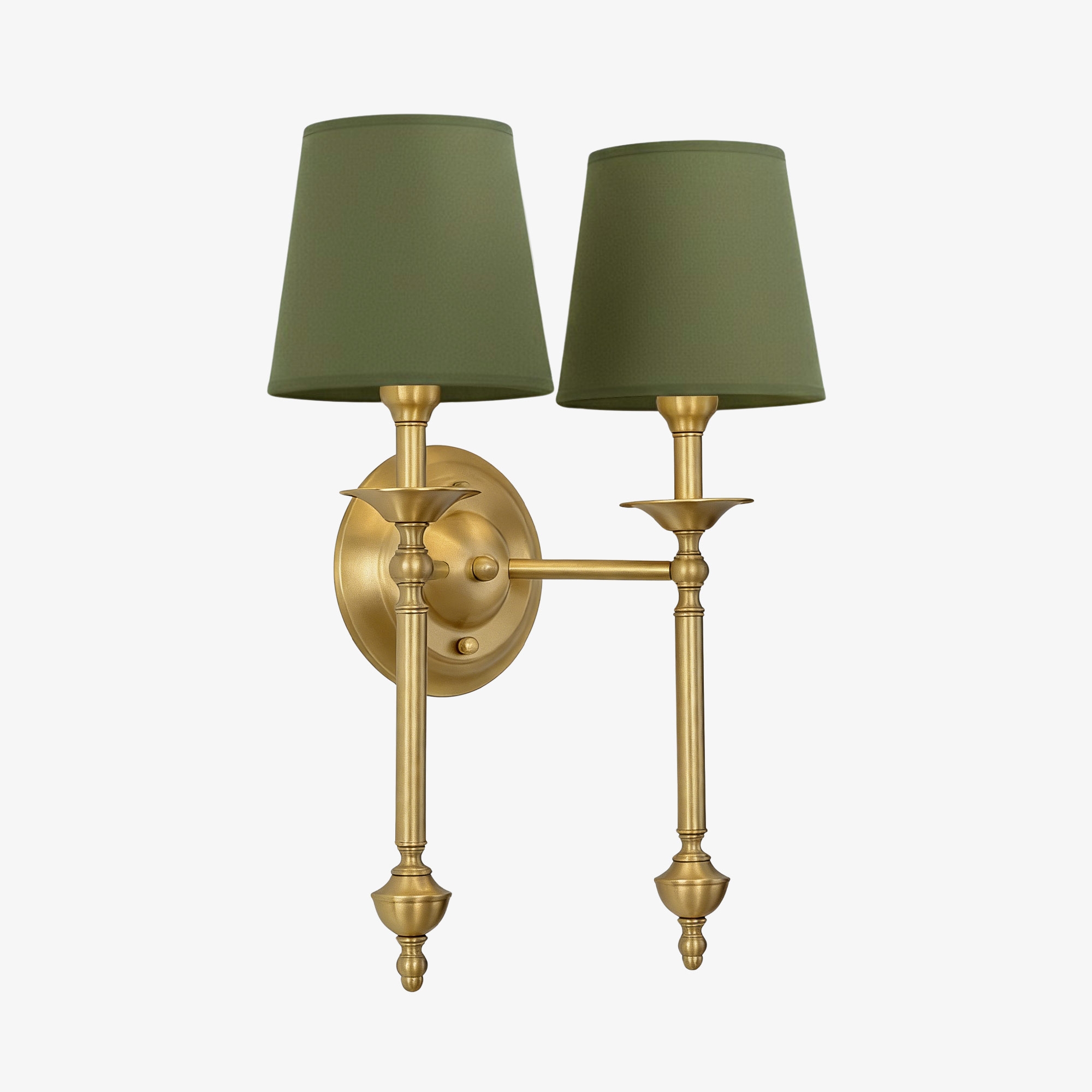 Arcuma Fabric Wall Sconce - Modern Copper Wall Light for Hallway K2353