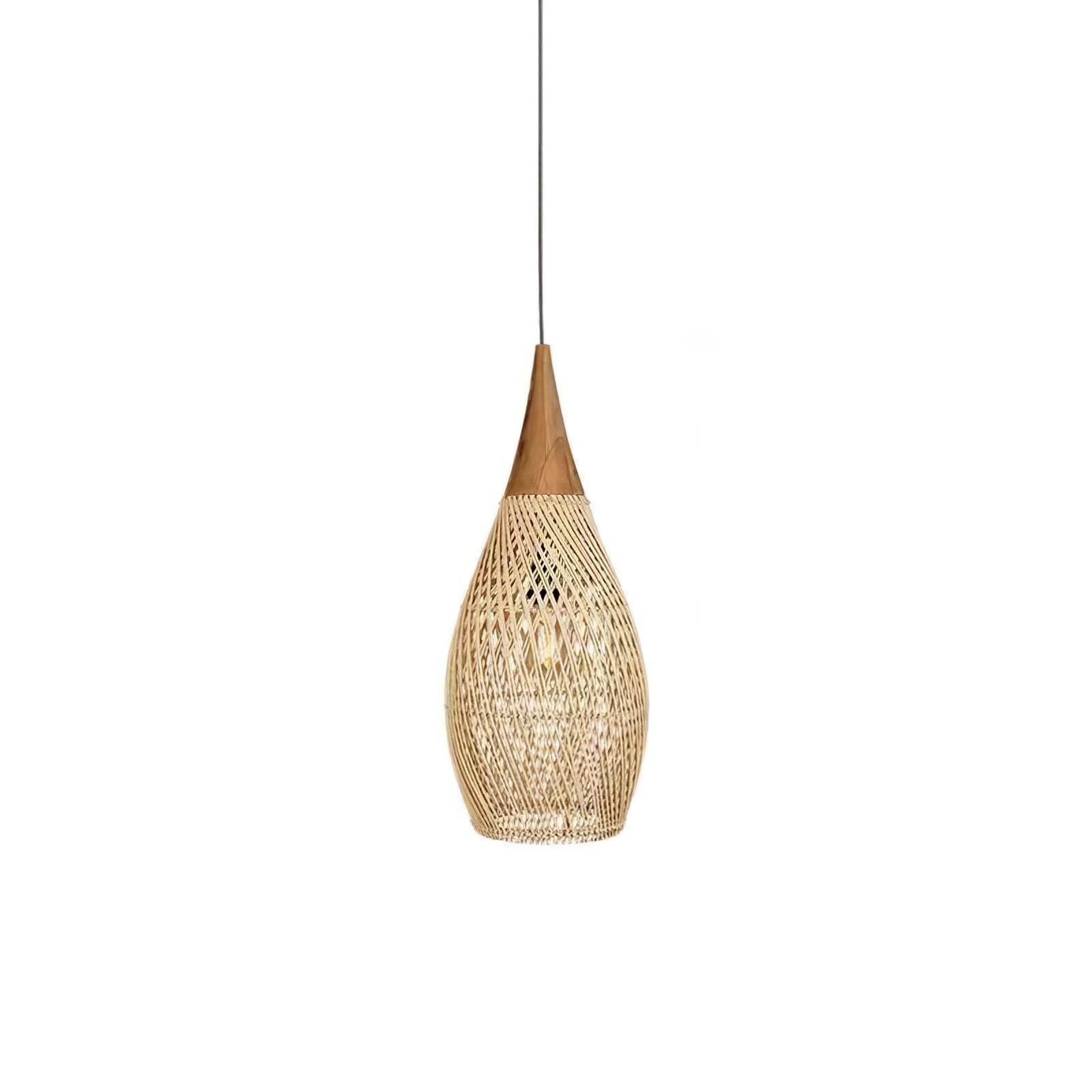 Harp Braided Rattan Pendant Lamp K1175