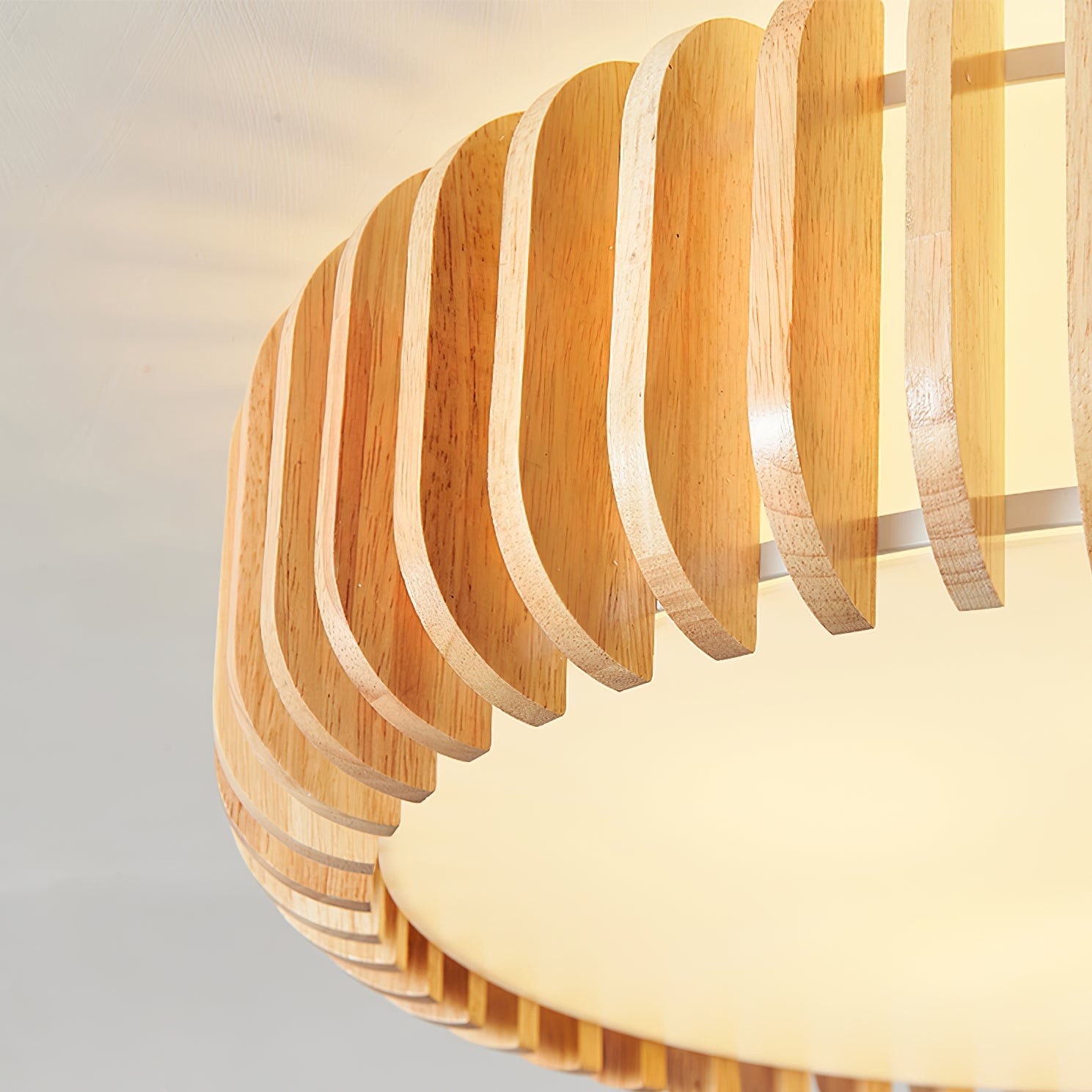 Wooden Drum Ceiling Lamp K1098