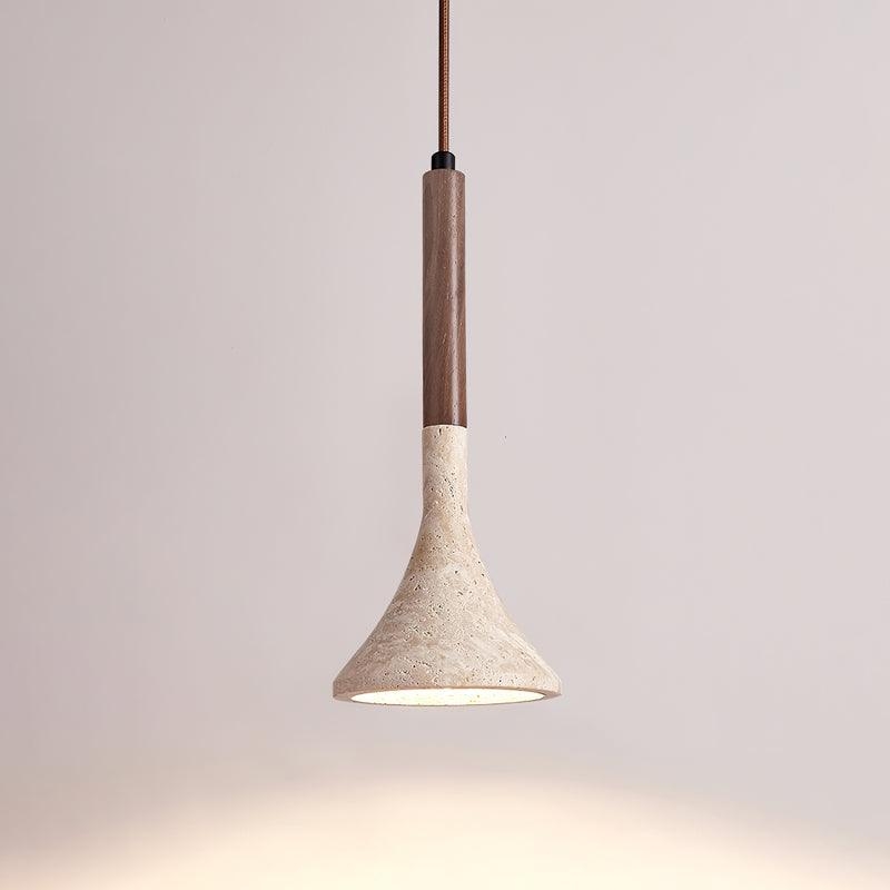 Aplomb Japandi Travertine Pendant Lamp D890