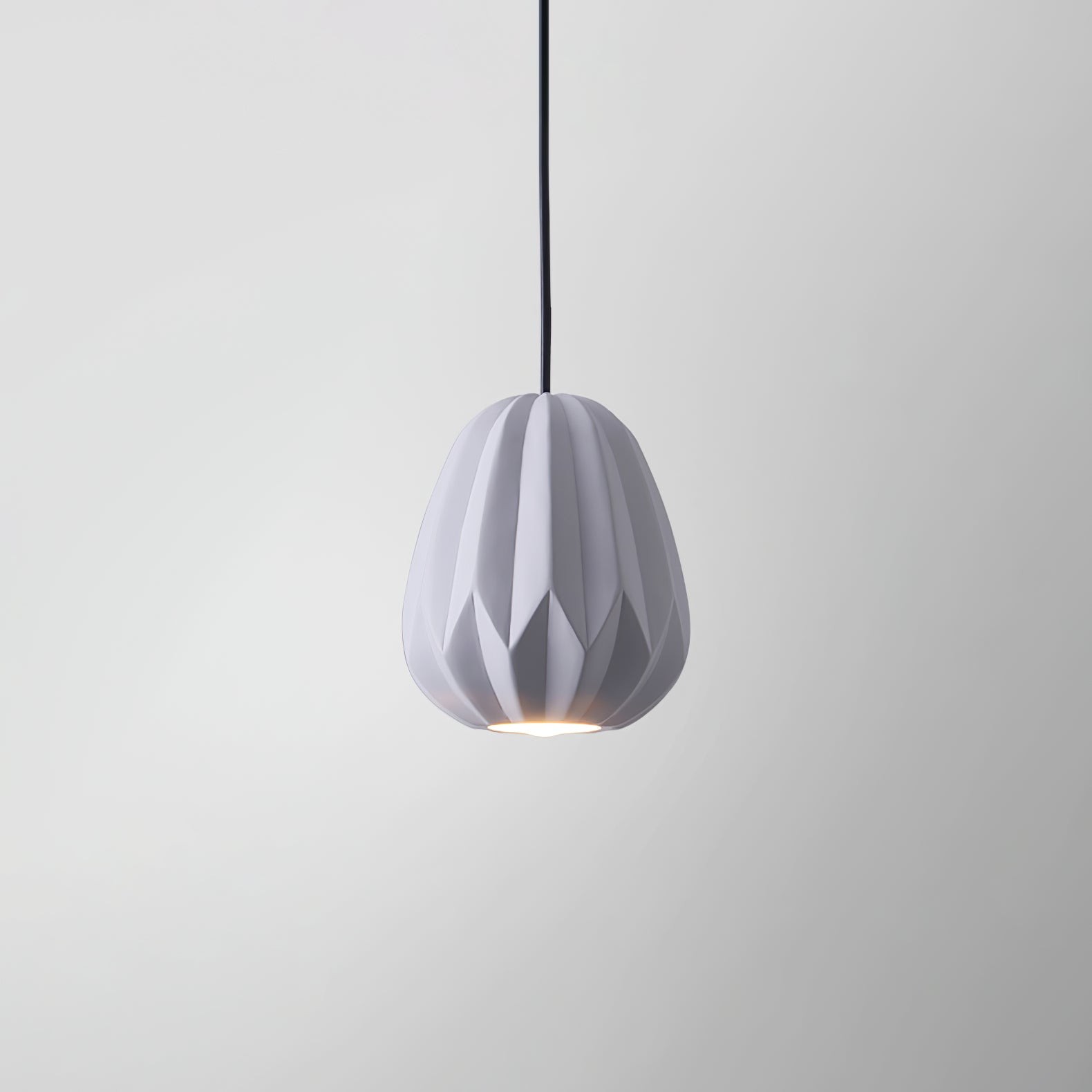 Papaya Resin Pendant Lamp K1064