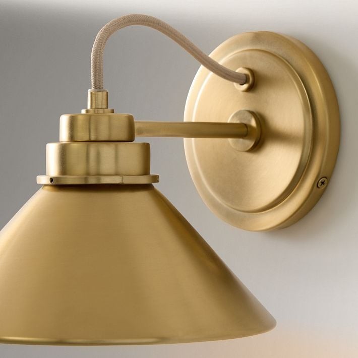 Aurenza Farmhouse Wall Sconce – Metal Or Glass Lighting for Entrance or Bedroom K1140