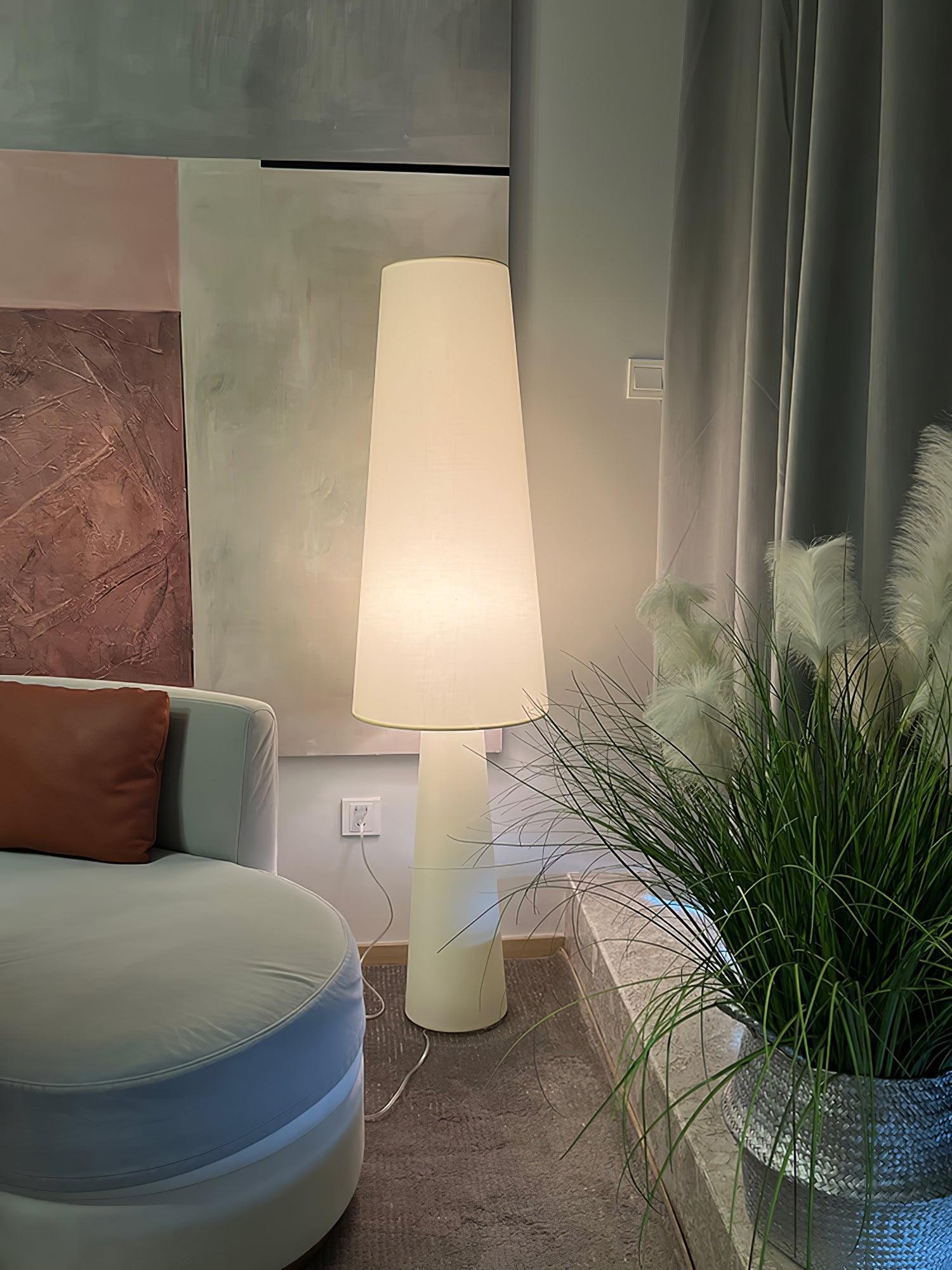 Column Fabric Floor Lamp Suitable For Living Room K328