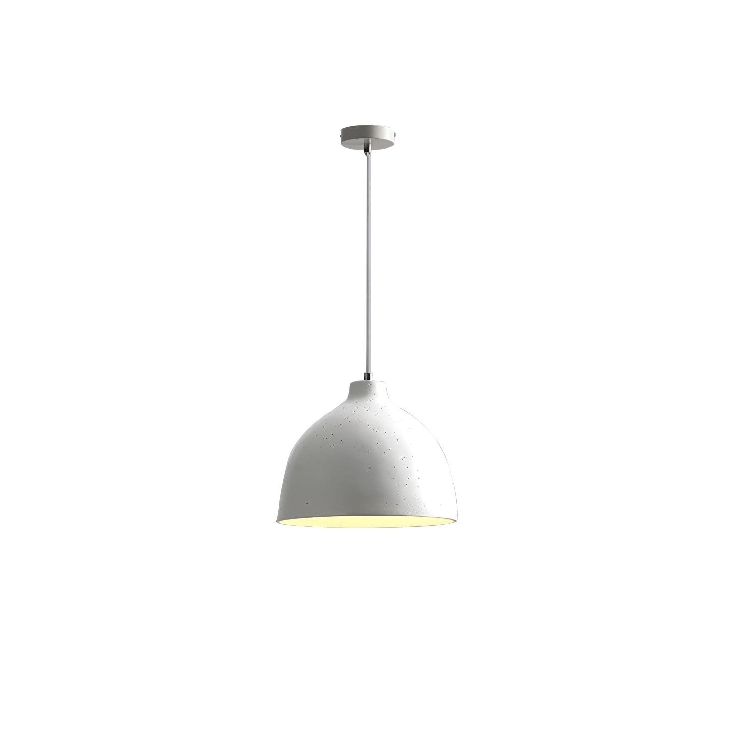 Modern Minimalist Industrial Resin Bowl LED Pendant Light K620
