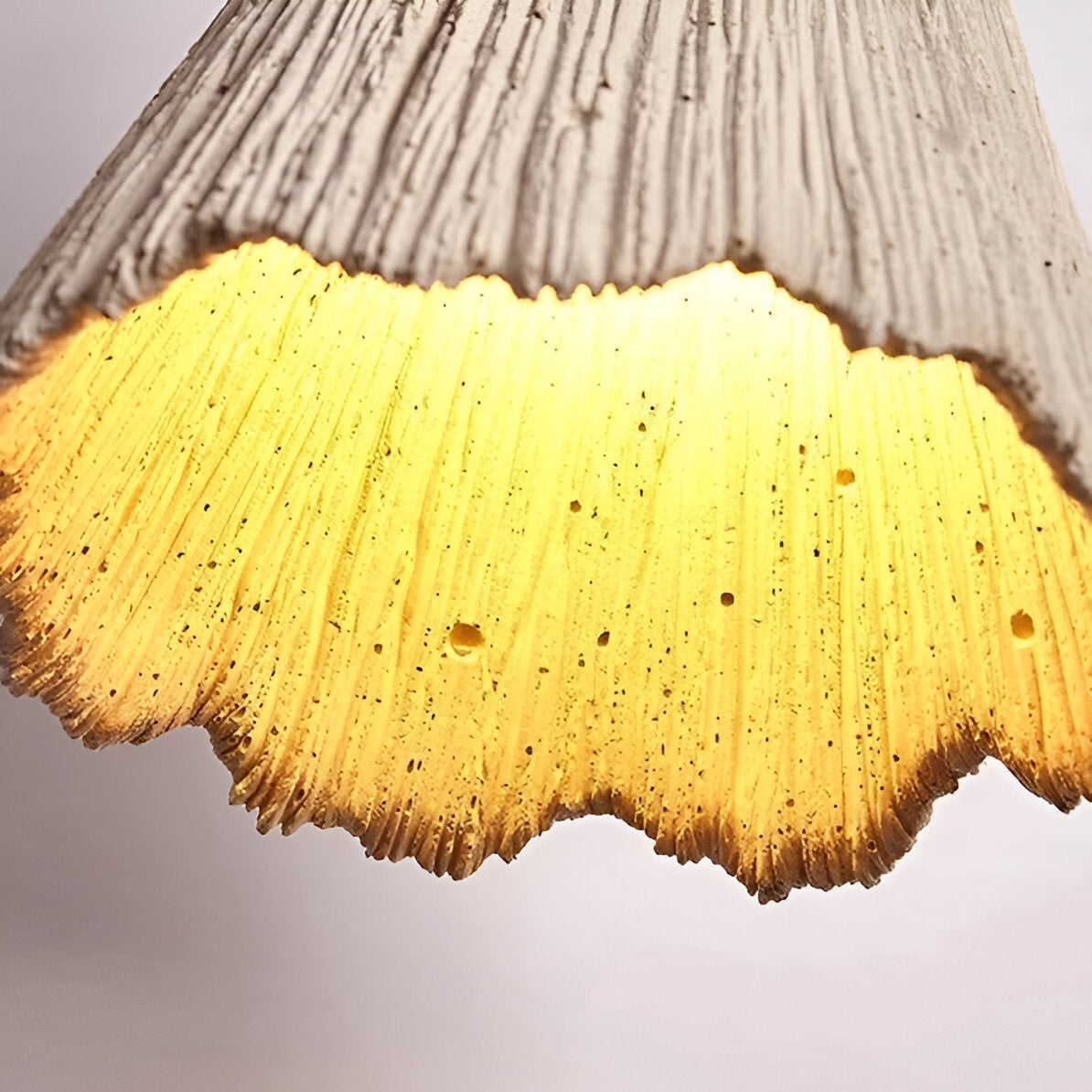 Cream Retro Wabi-Sabi LED Pendant Light D919
