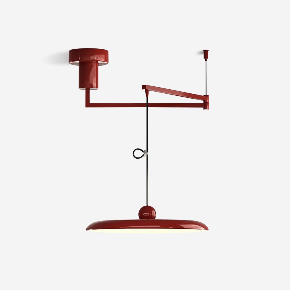 Simple Modern Adjustable Swing Arm Disc Pendant Lamp K705